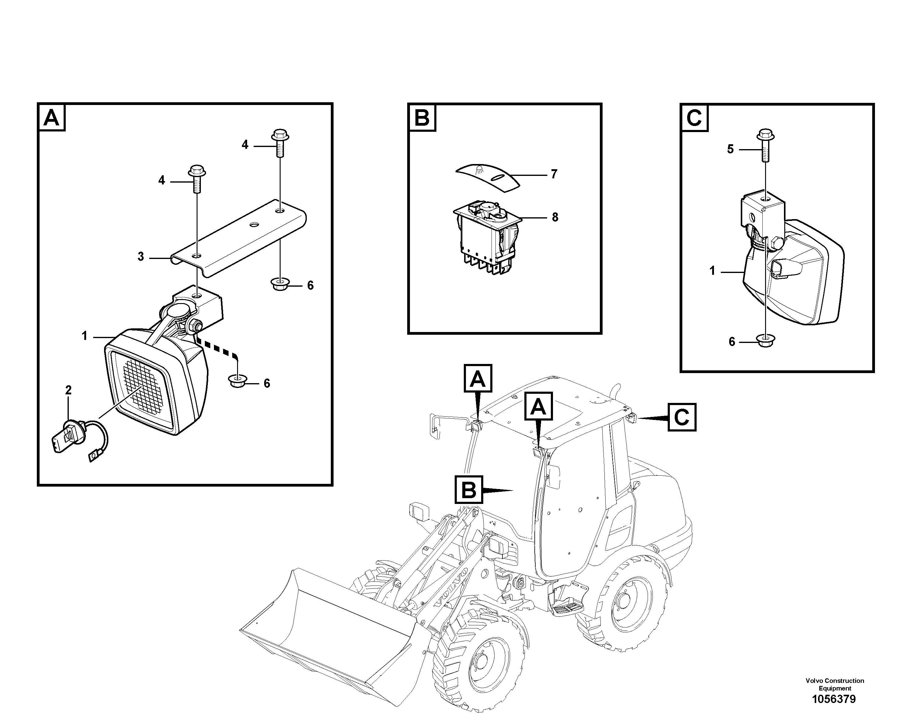Seat frame VOE15213736 VOLVO