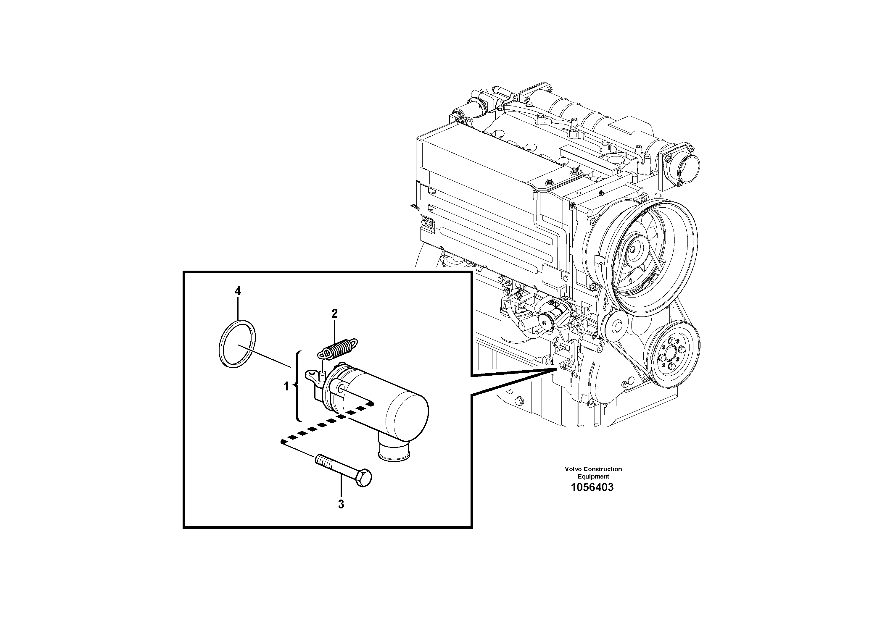 Expansion Tank VOE17205666 VOLVO