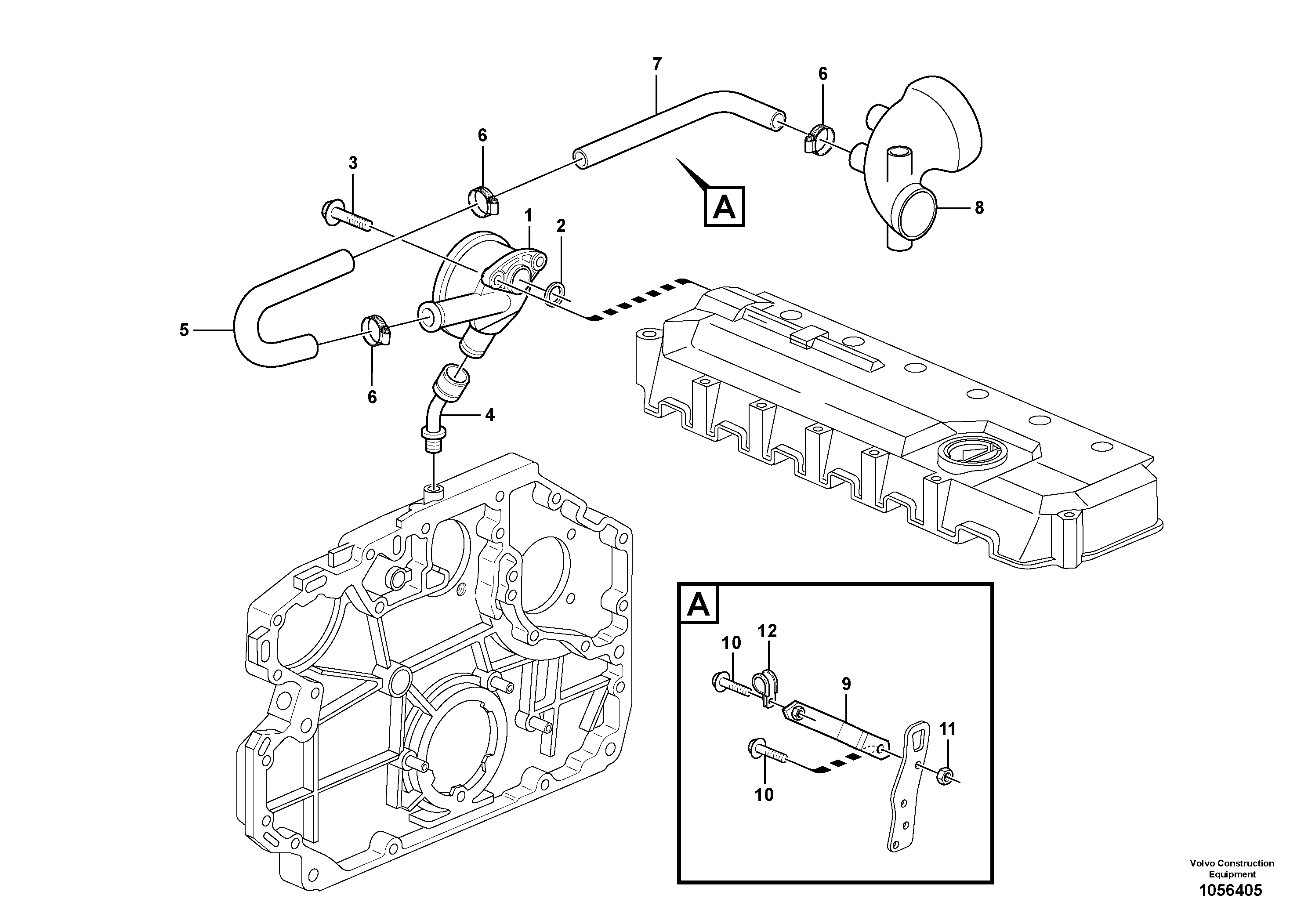 Protecting brace VOE20508608 VOLVO