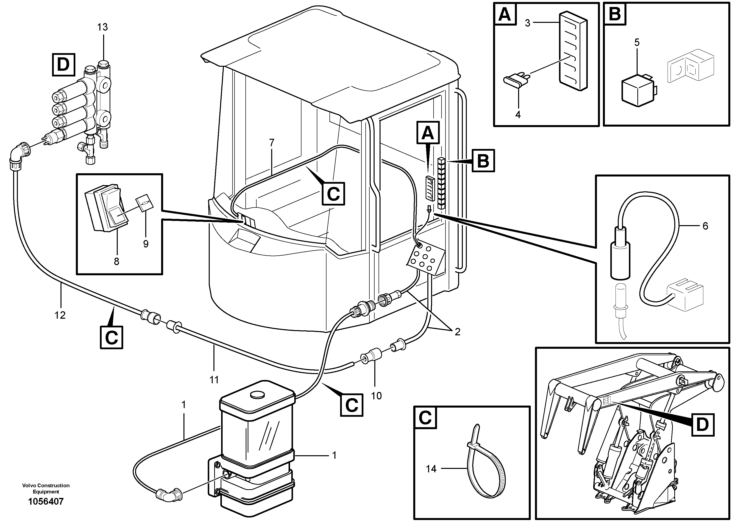 Radio Support VOE11709986 VOLVO