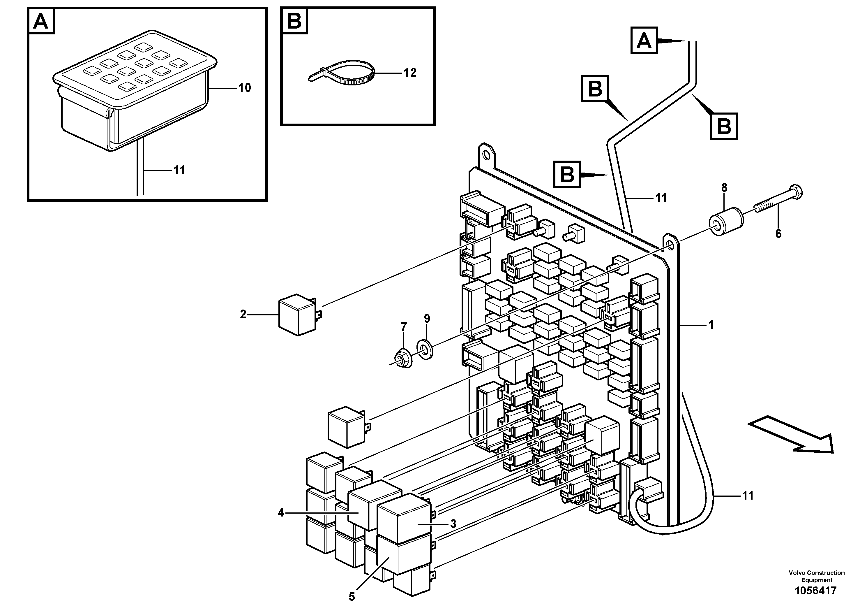 Expanding Screw VOE15224360 VOLVO