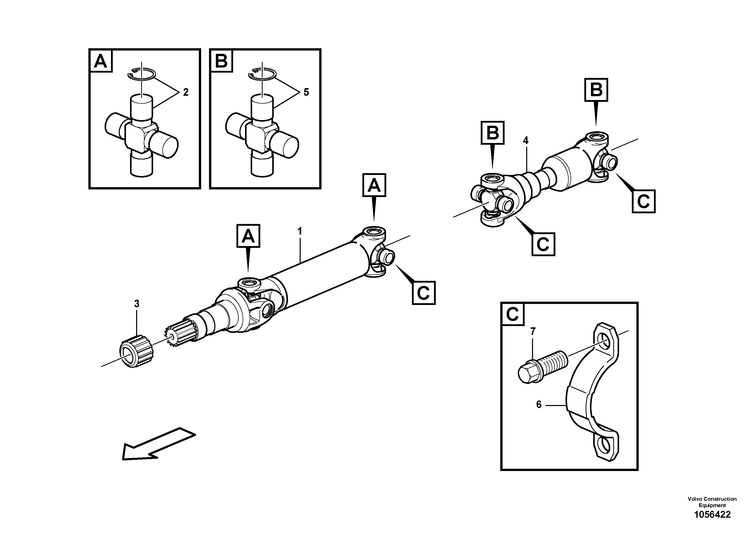 Double Clamp VOE15017910 VOLVO