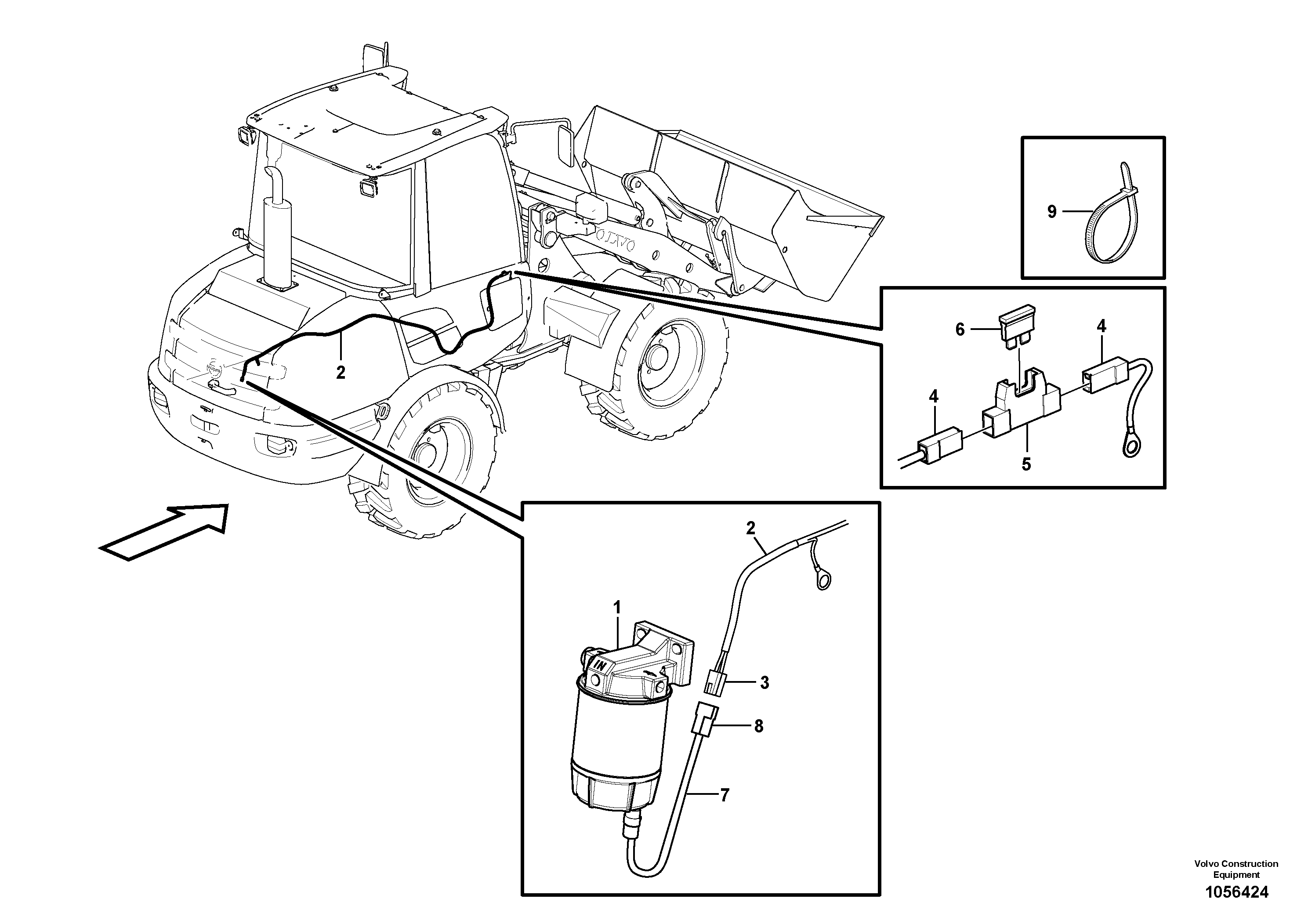 Seal kit, piston rod VOE11307575 VOLVO