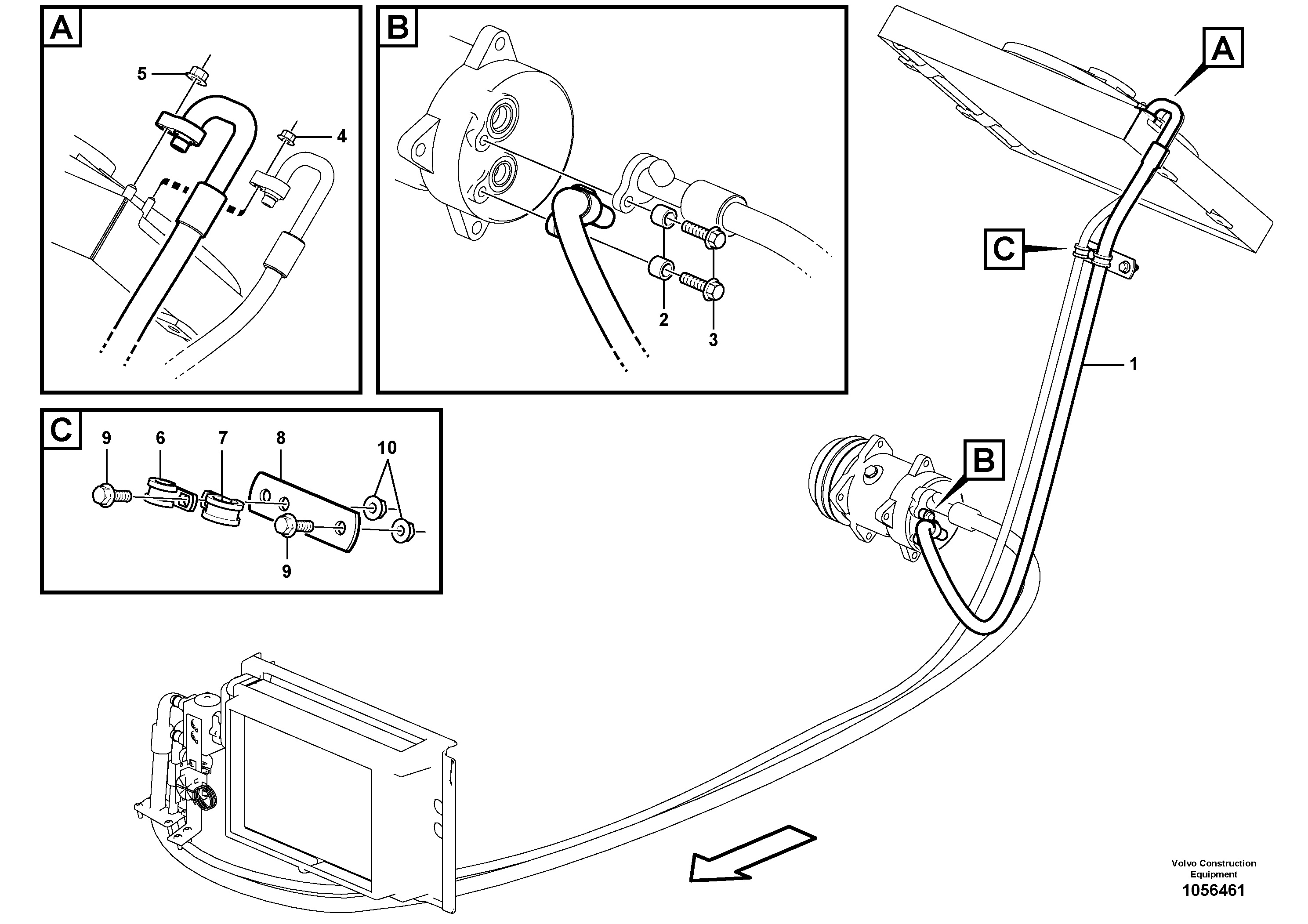 Timing gear casing VOE15213148 VOLVO