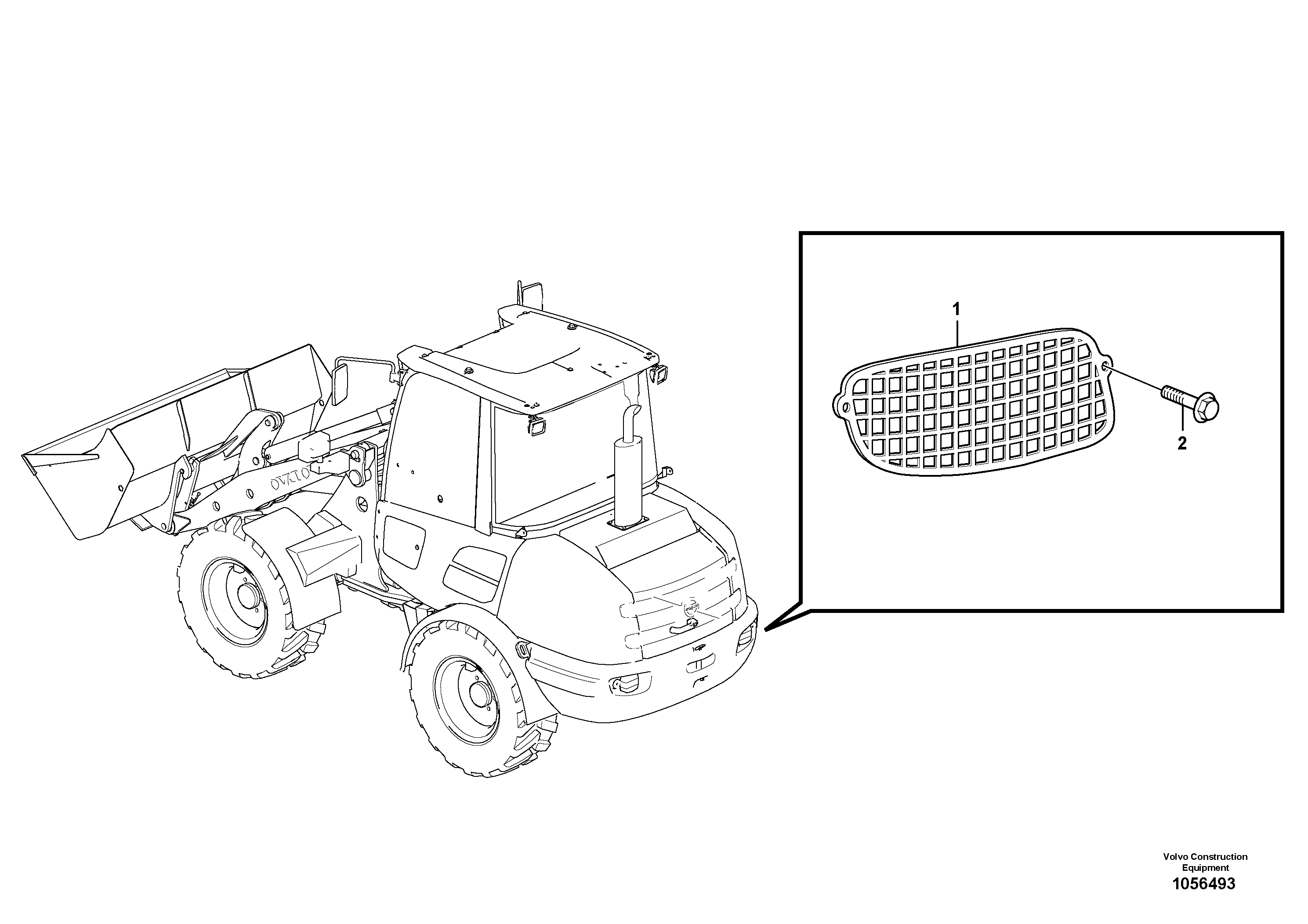 Sound absorber VOE16303114 VOLVO