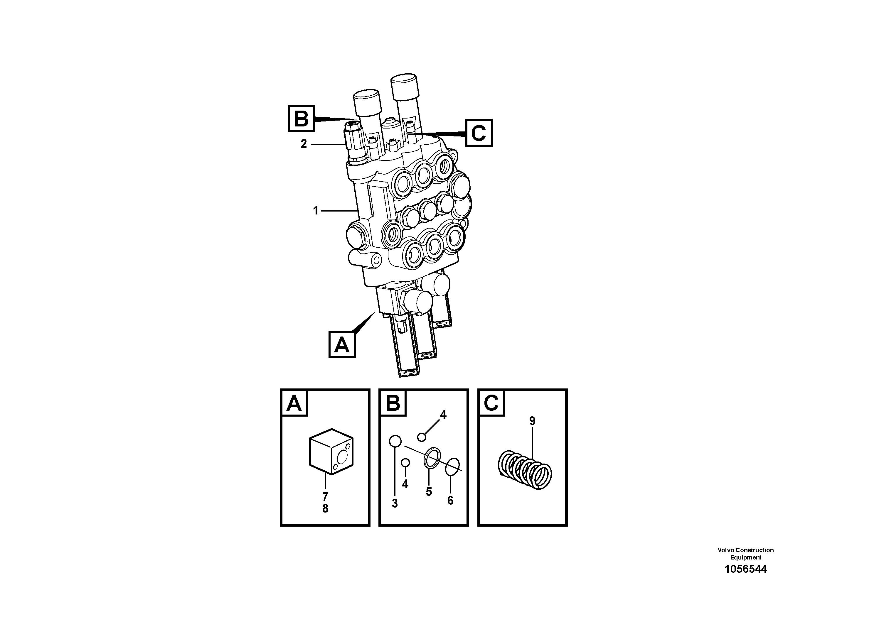 Baggage Strap VOE15134383 VOLVO