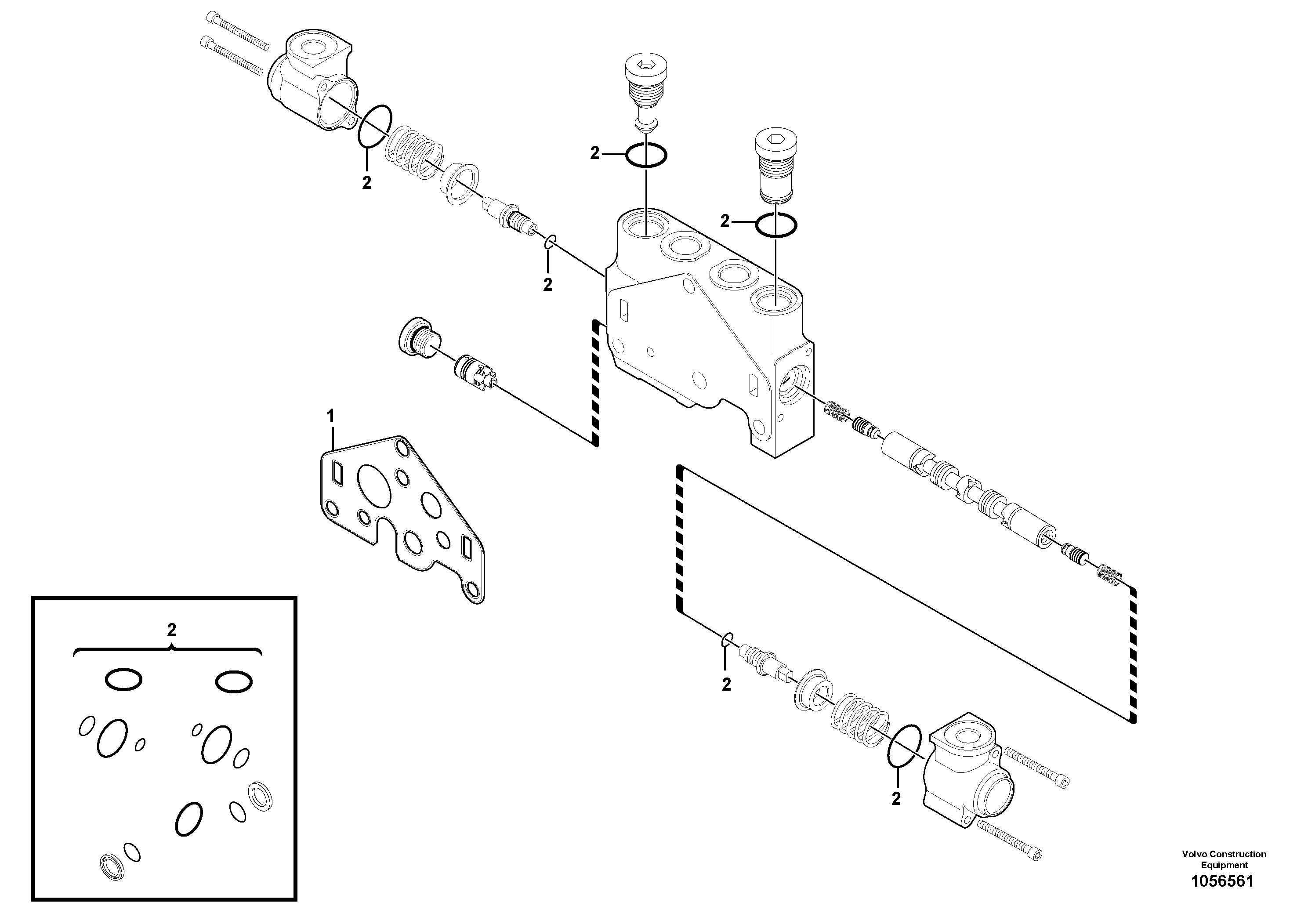 Водяной насос VOE15183995 VOLVO