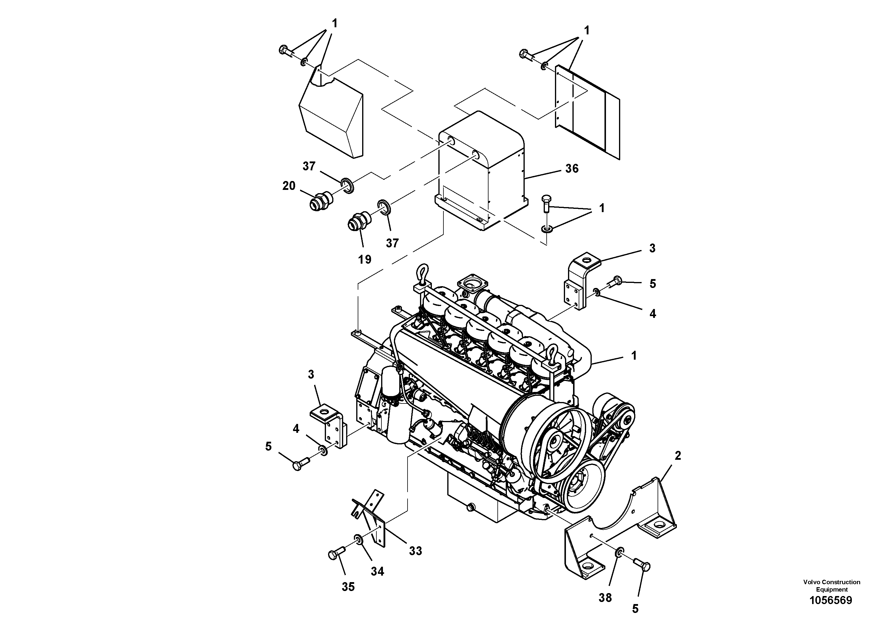 Weldment, Rear RM70888060 VOLVO
