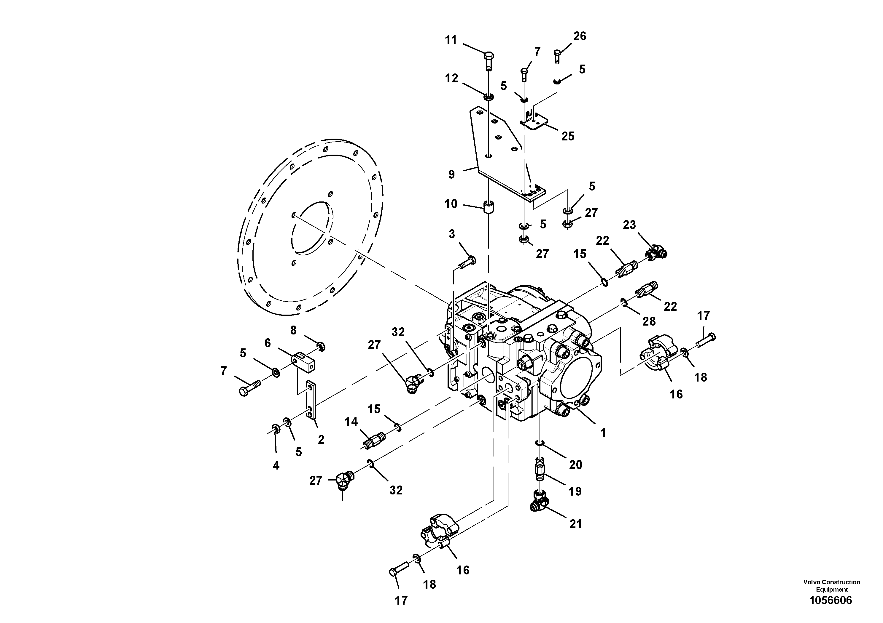 Seat frame RM70918578 VOLVO