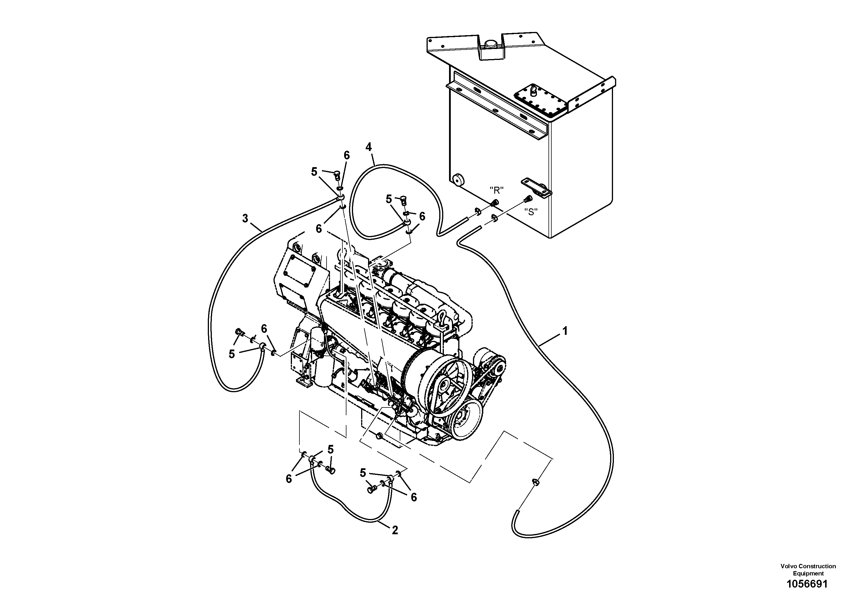 Copper Washer 70098595 VOLVO