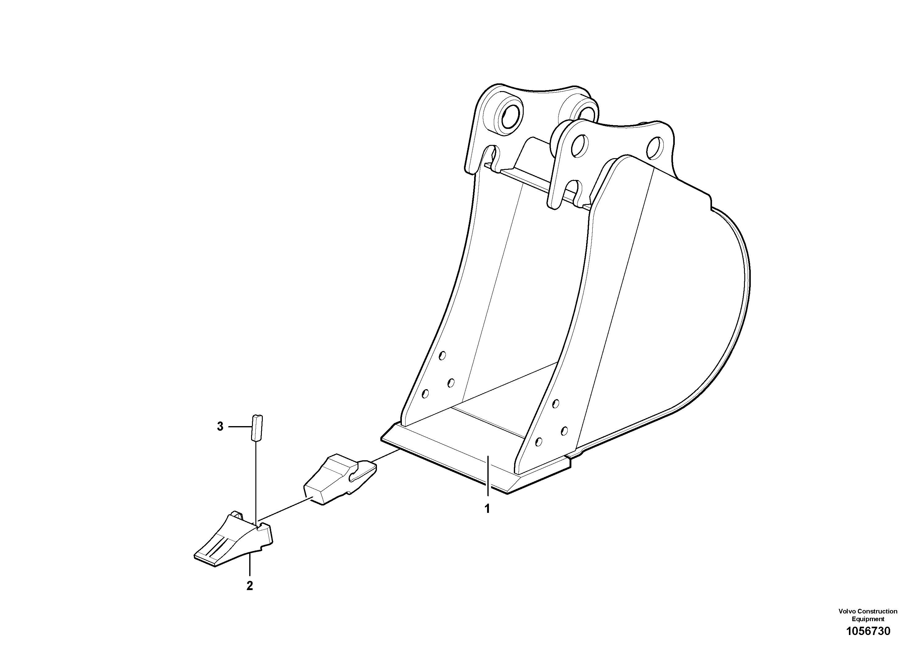 Bucket VOE15609704 VOLVO