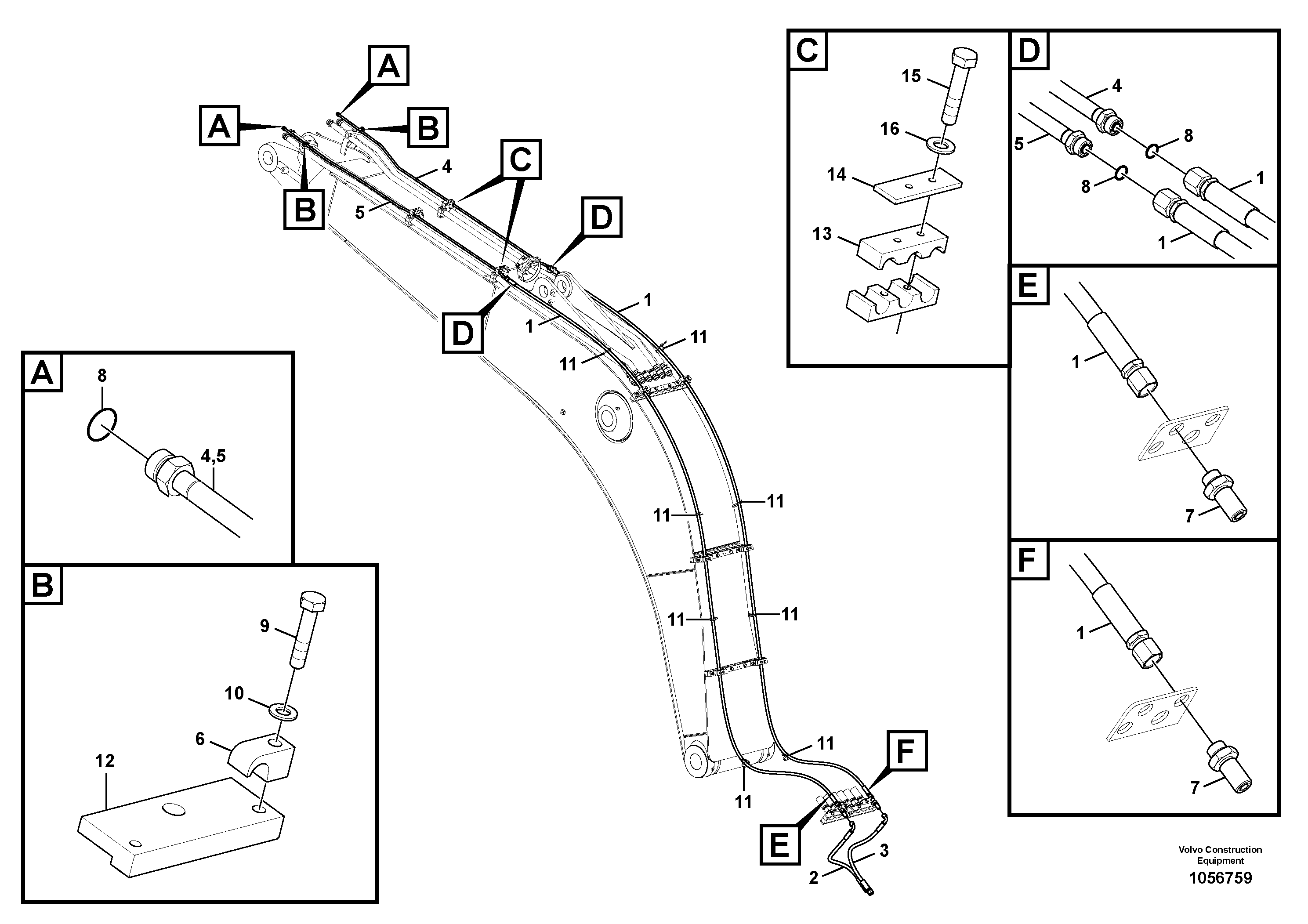 Timing gear casing VOE15036221 VOLVO