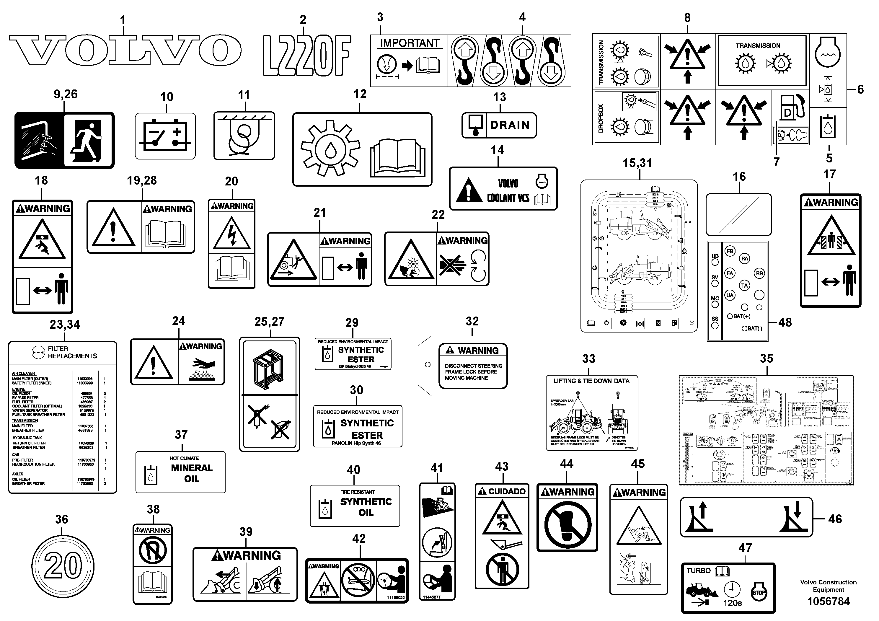 Cylinder Block VOE11445237 VOLVO