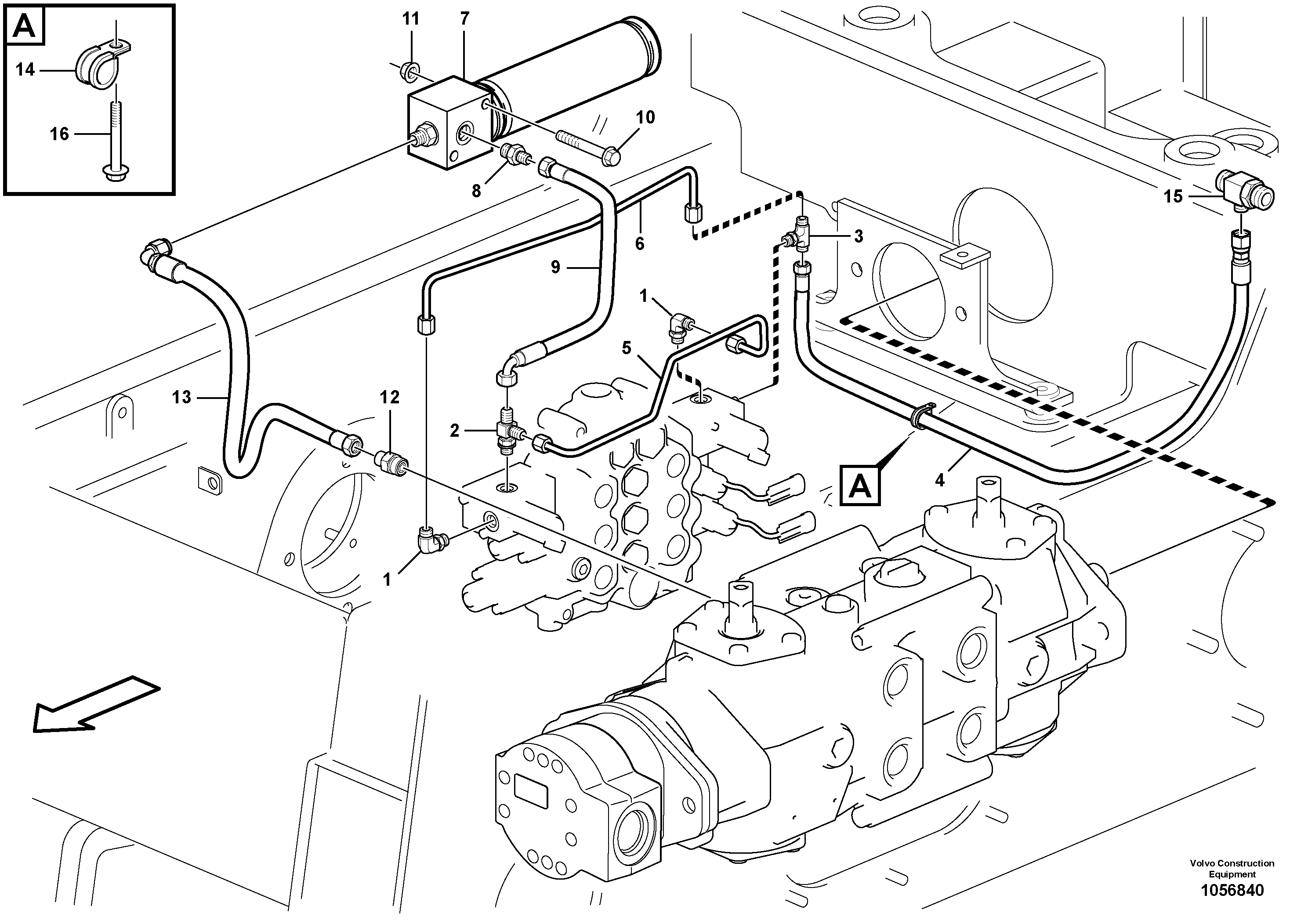 Timing gear casing VOE15633737 VOLVO