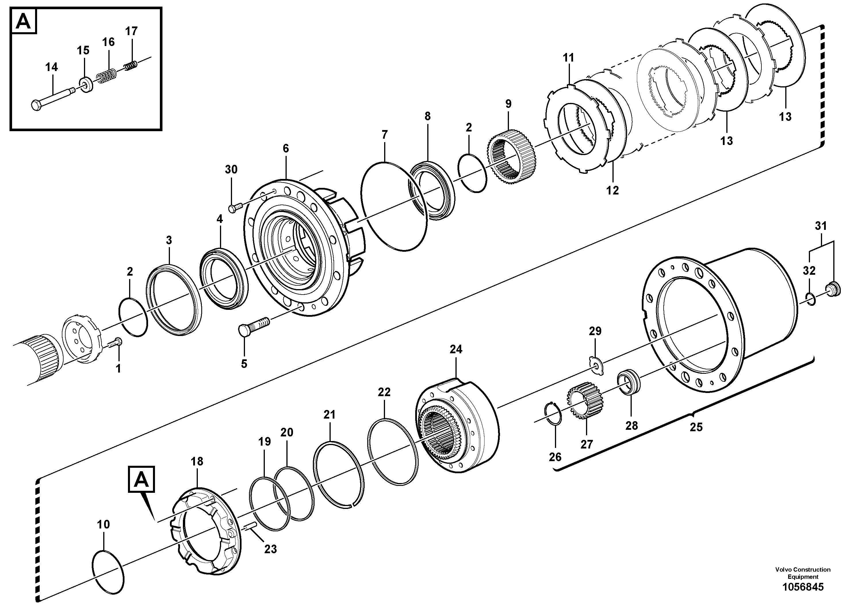 For upper engine part VOE14603085 VOLVO