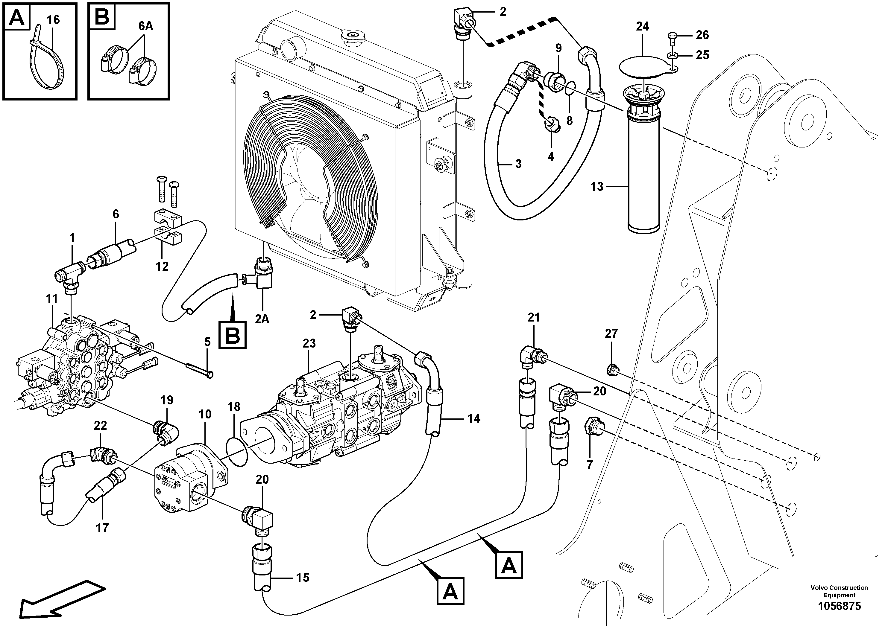 Timing gear casing RM/VOE15638232 VOLVO