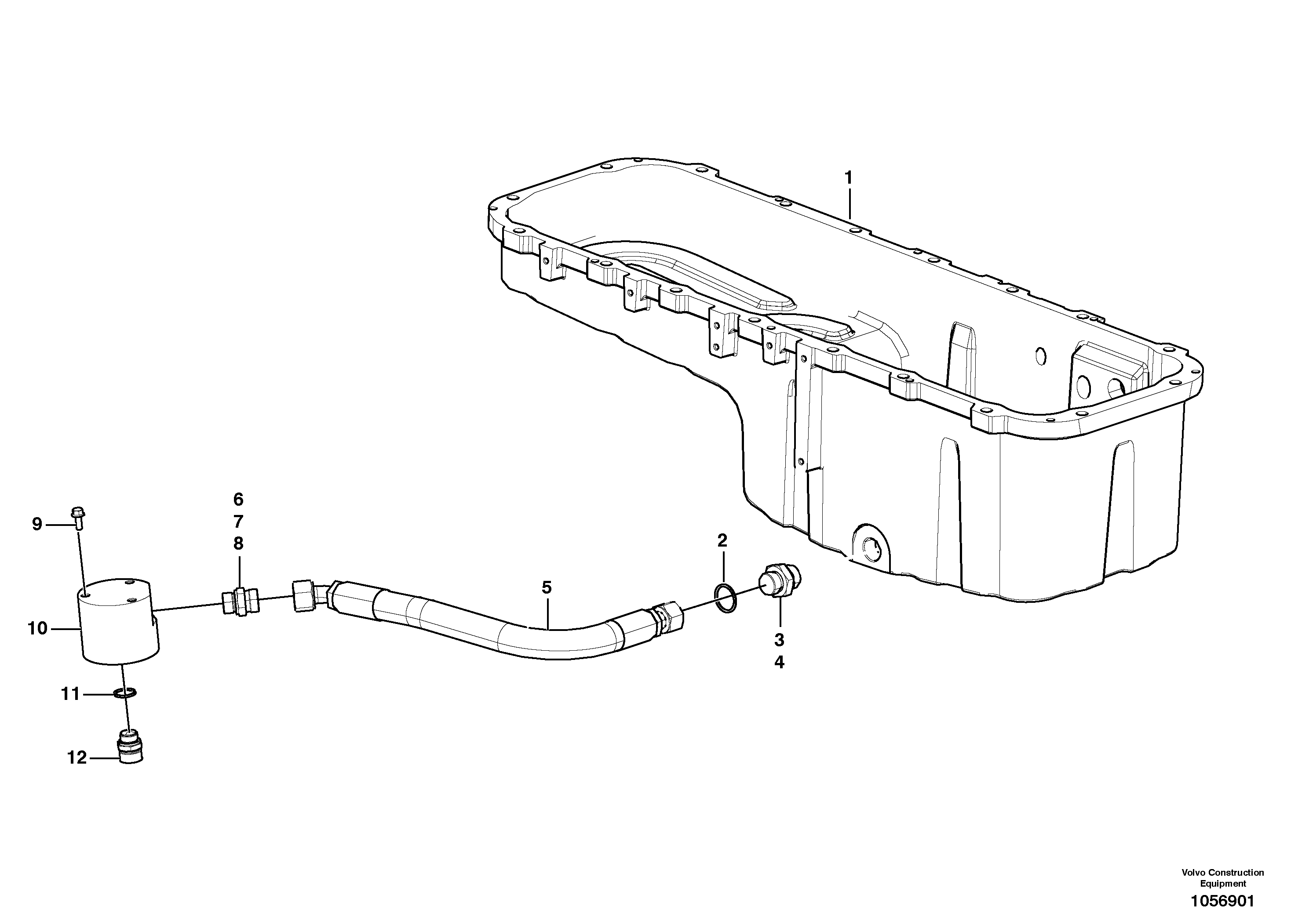 Tree-length grapple VOE17435281 VOLVO