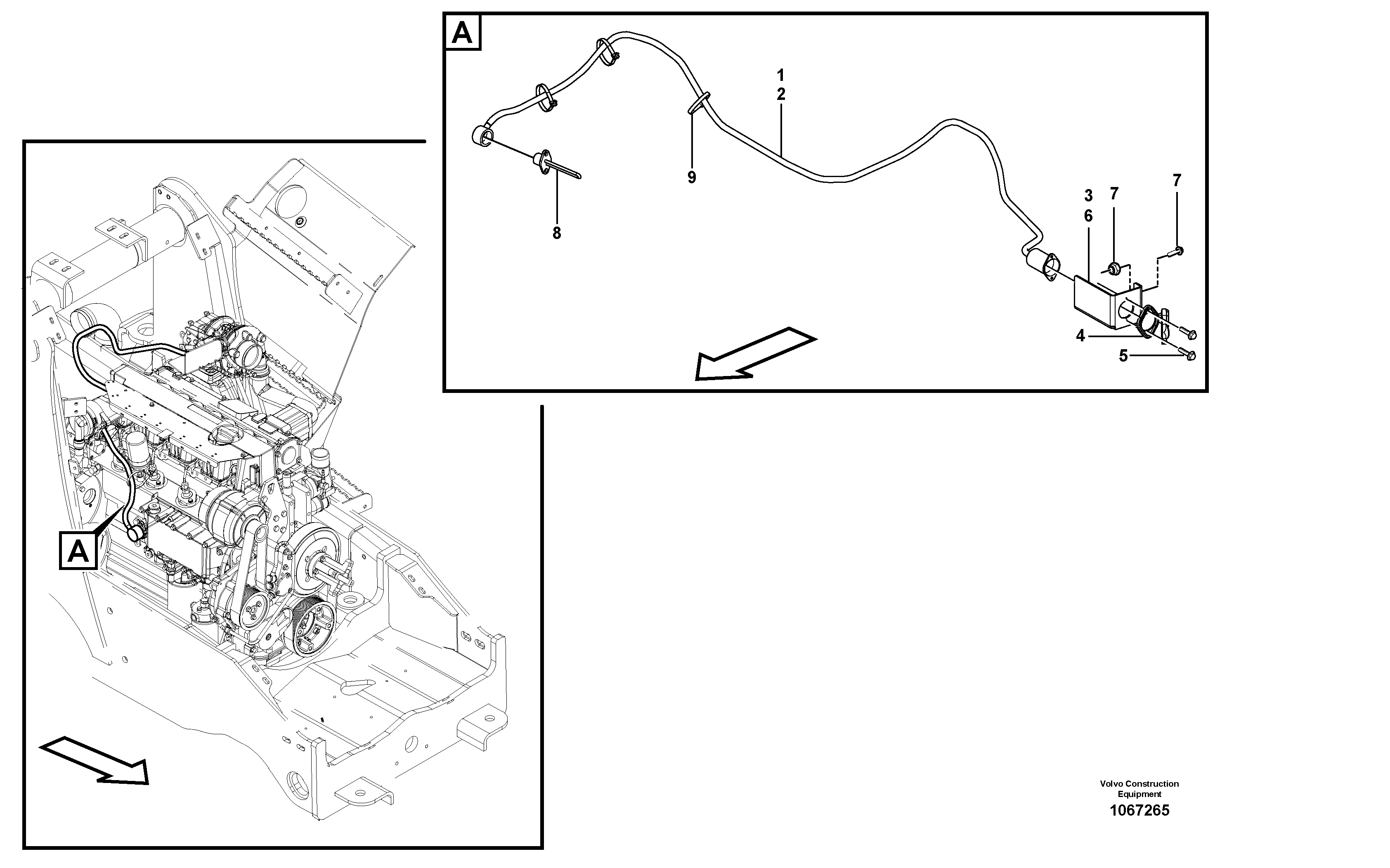 Seat frame VOE16206697 VOLVO