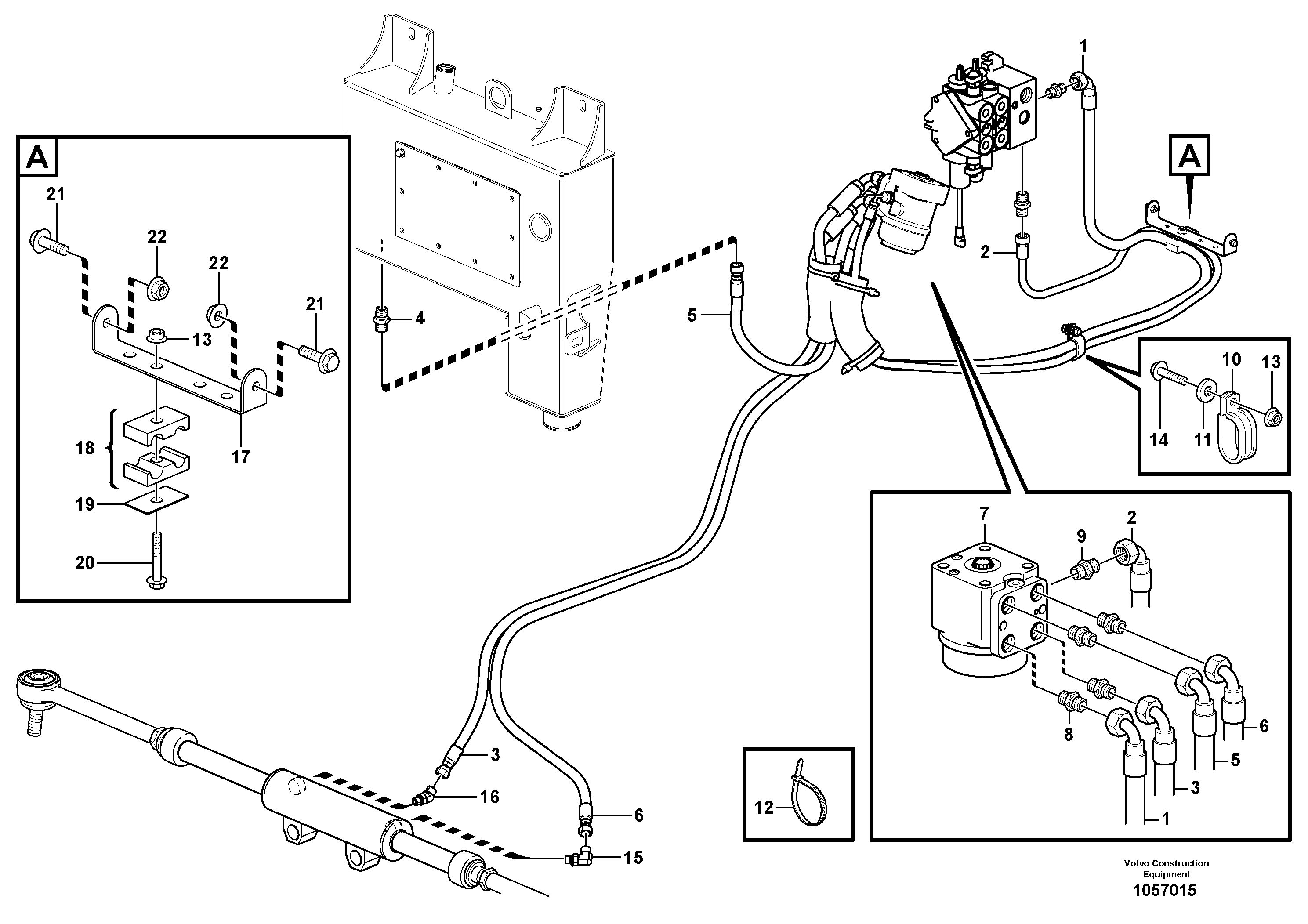 Bracket VOE16208125 VOLVO
