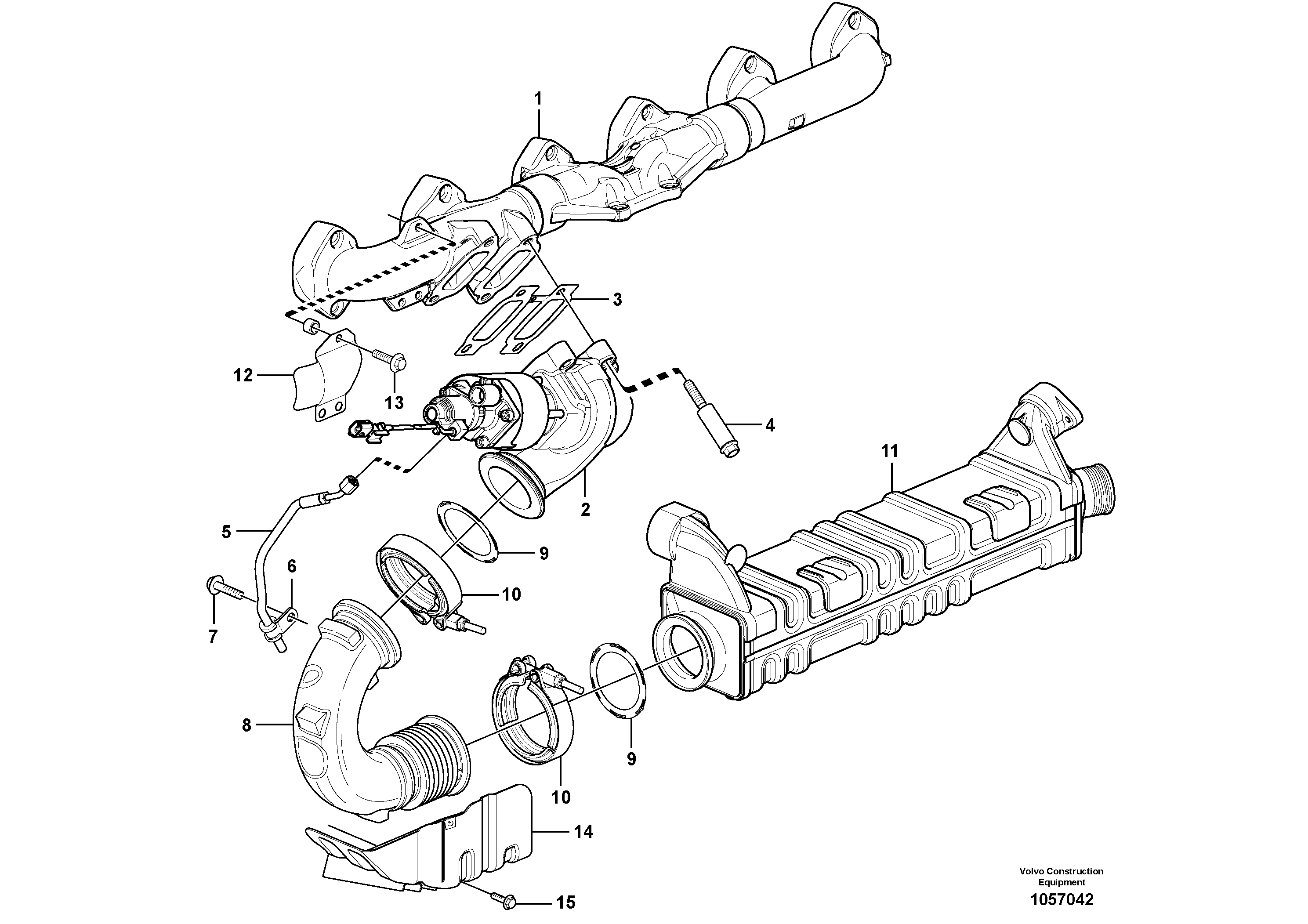 Hinge VOE20960416 VOLVO