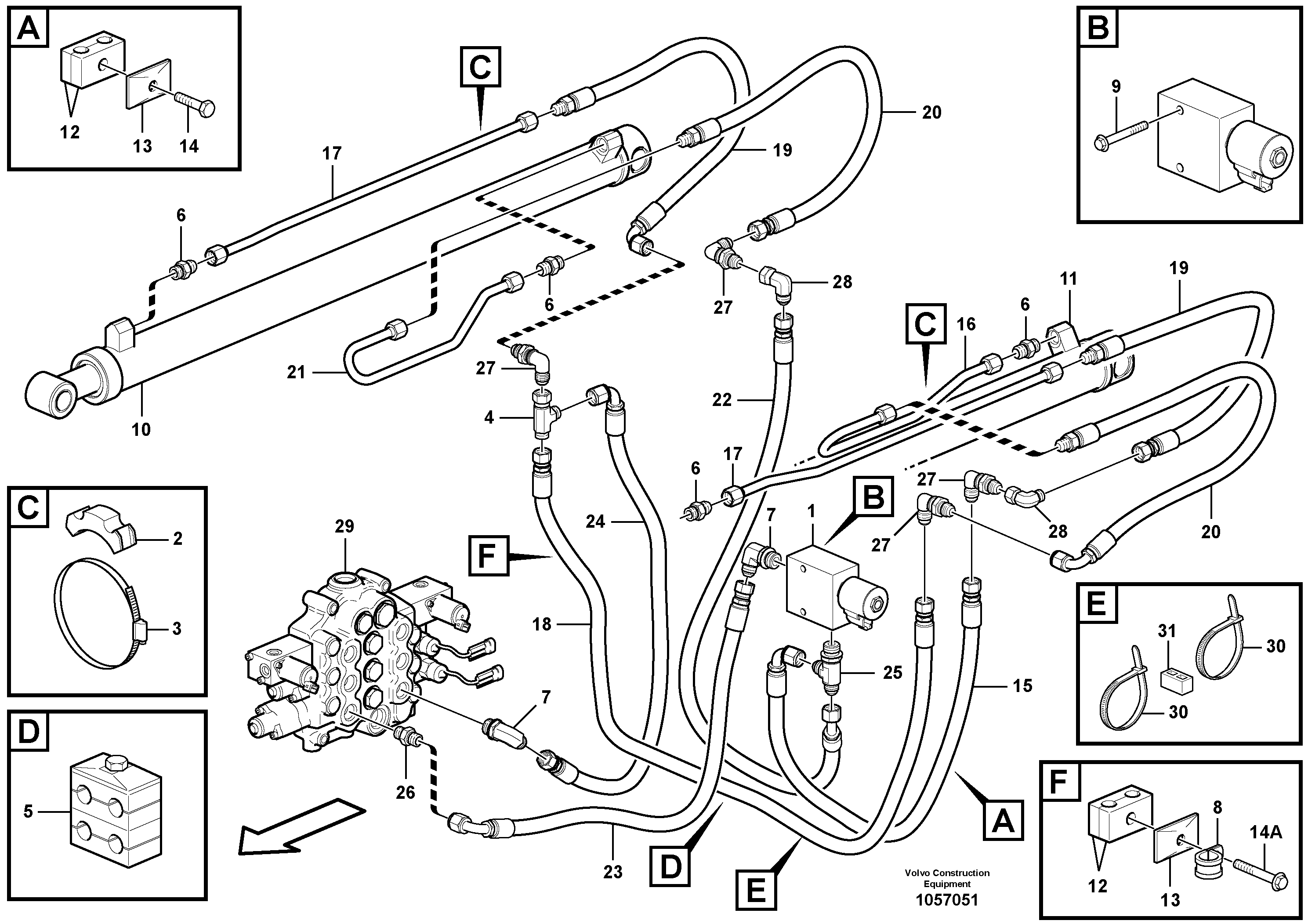 Strip Clamp VOE48814403 VOLVO
