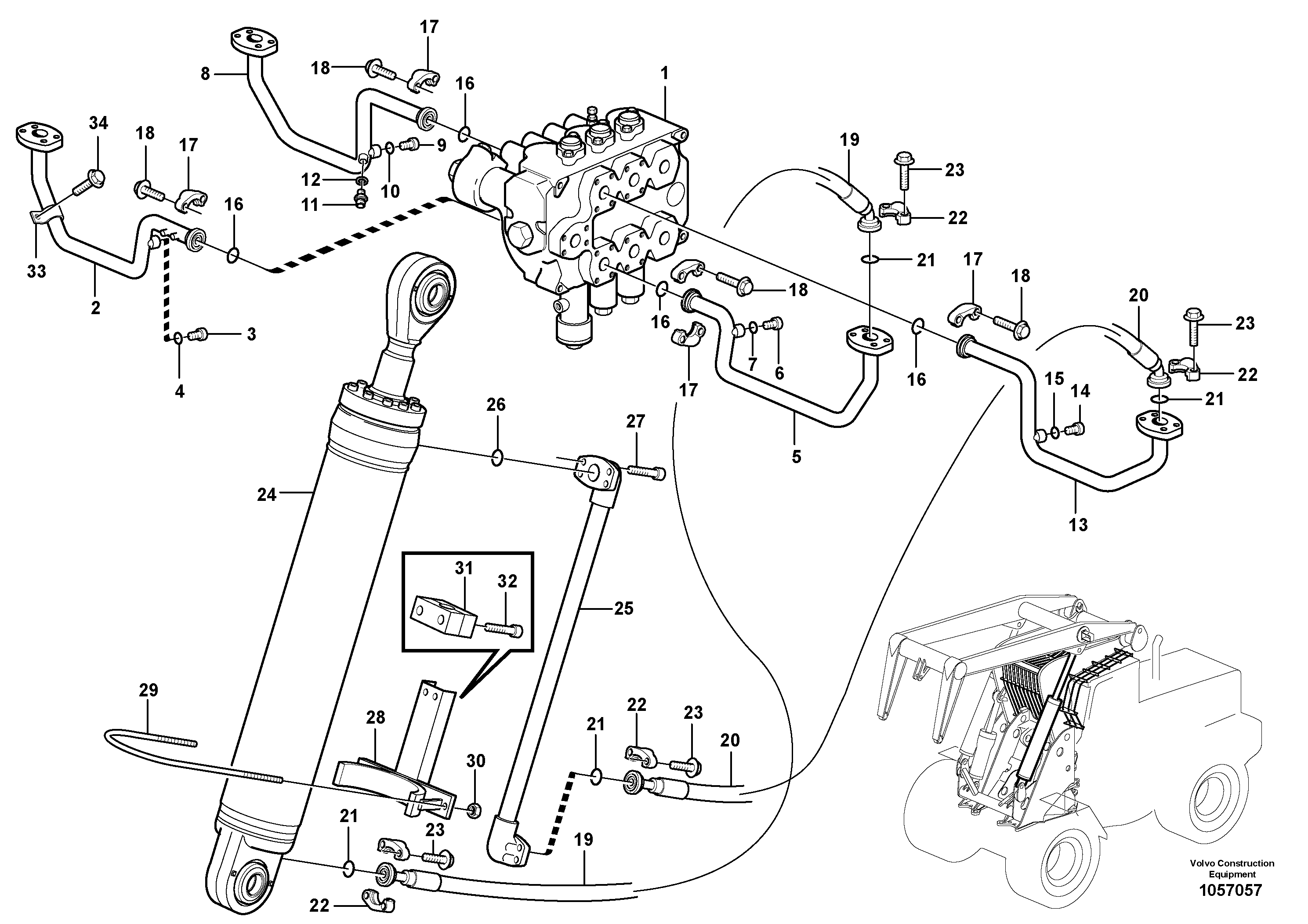 Press. lim. valve VOE11075698 VOLVO