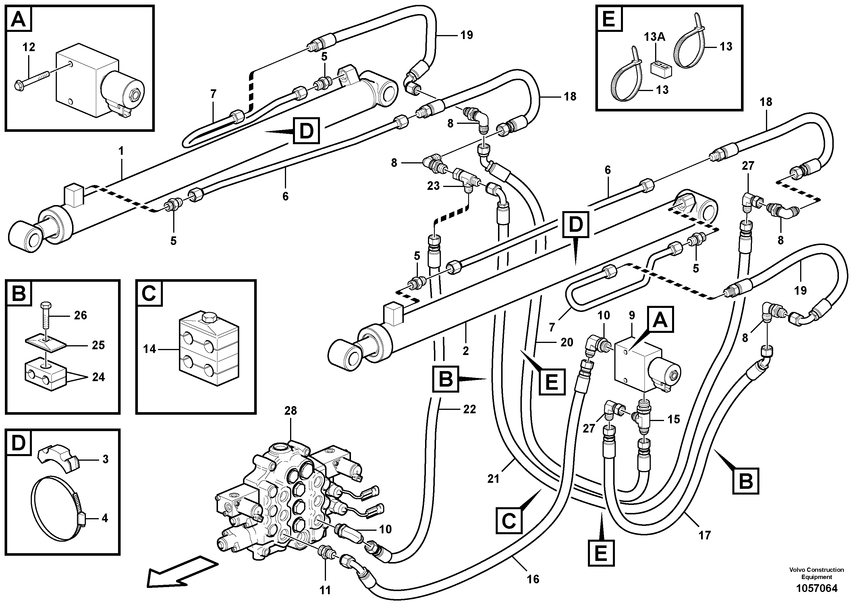 Timing gear casing VOE15636426 VOLVO