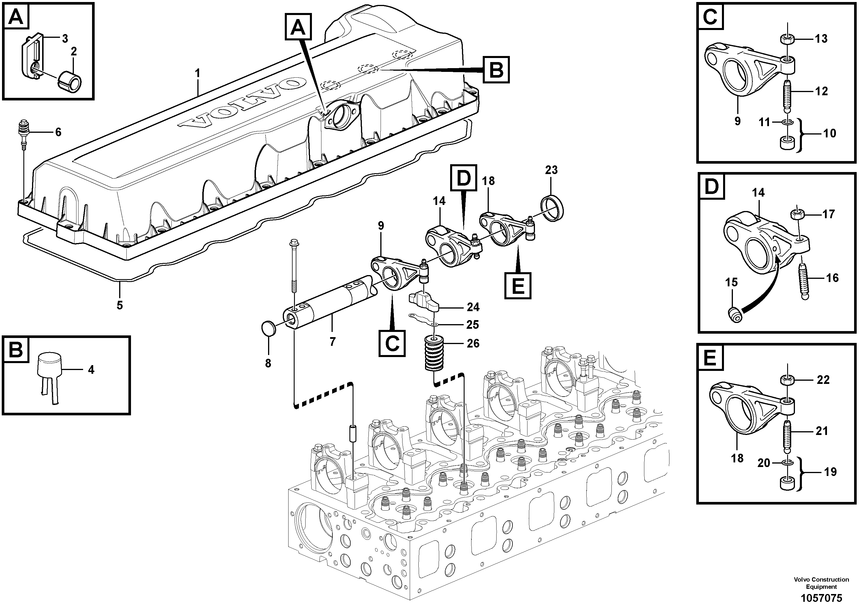 Diode Cable VOE21628455 VOLVO