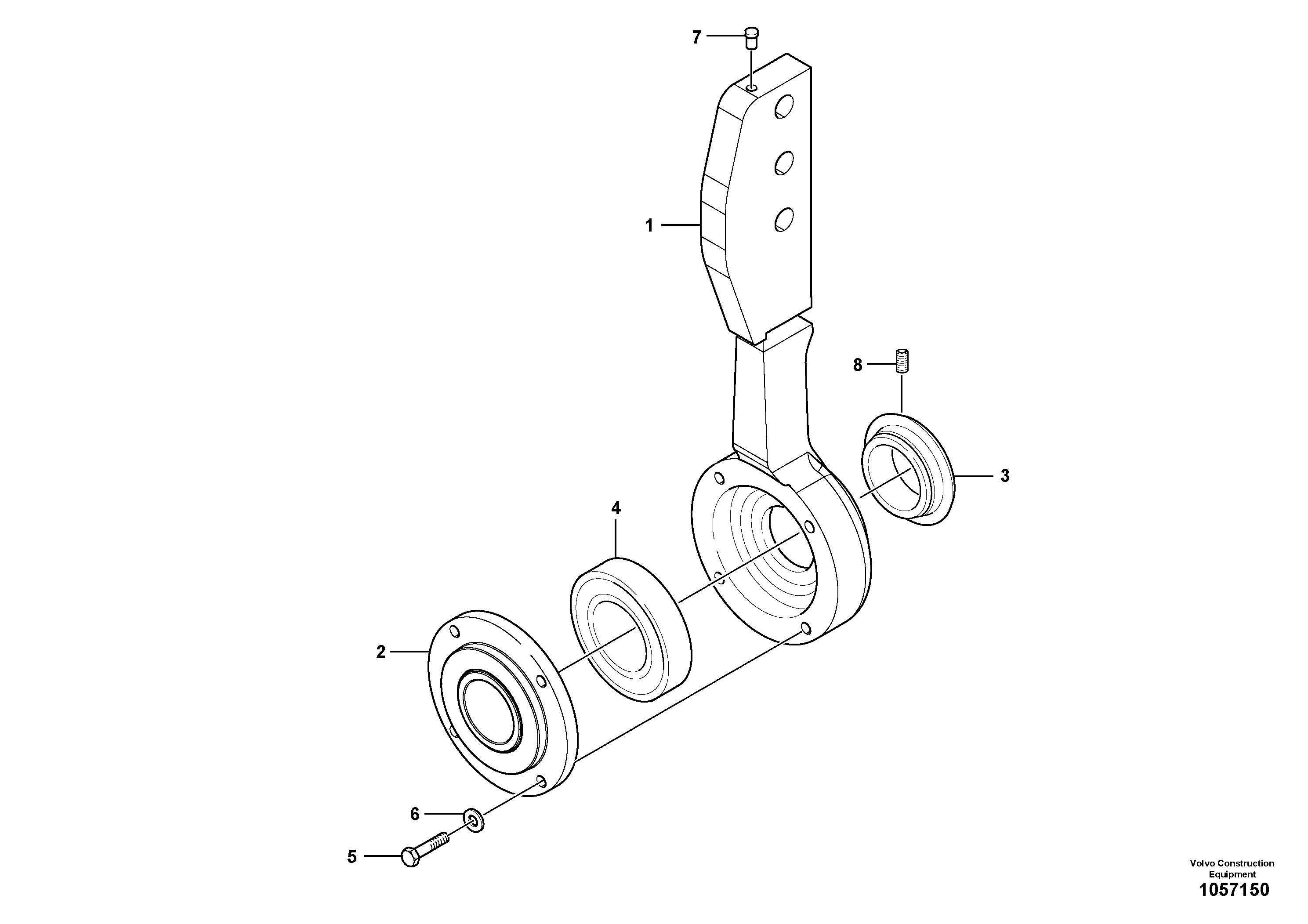 Tube assembly L.h. RM/VOE12760163 VOLVO