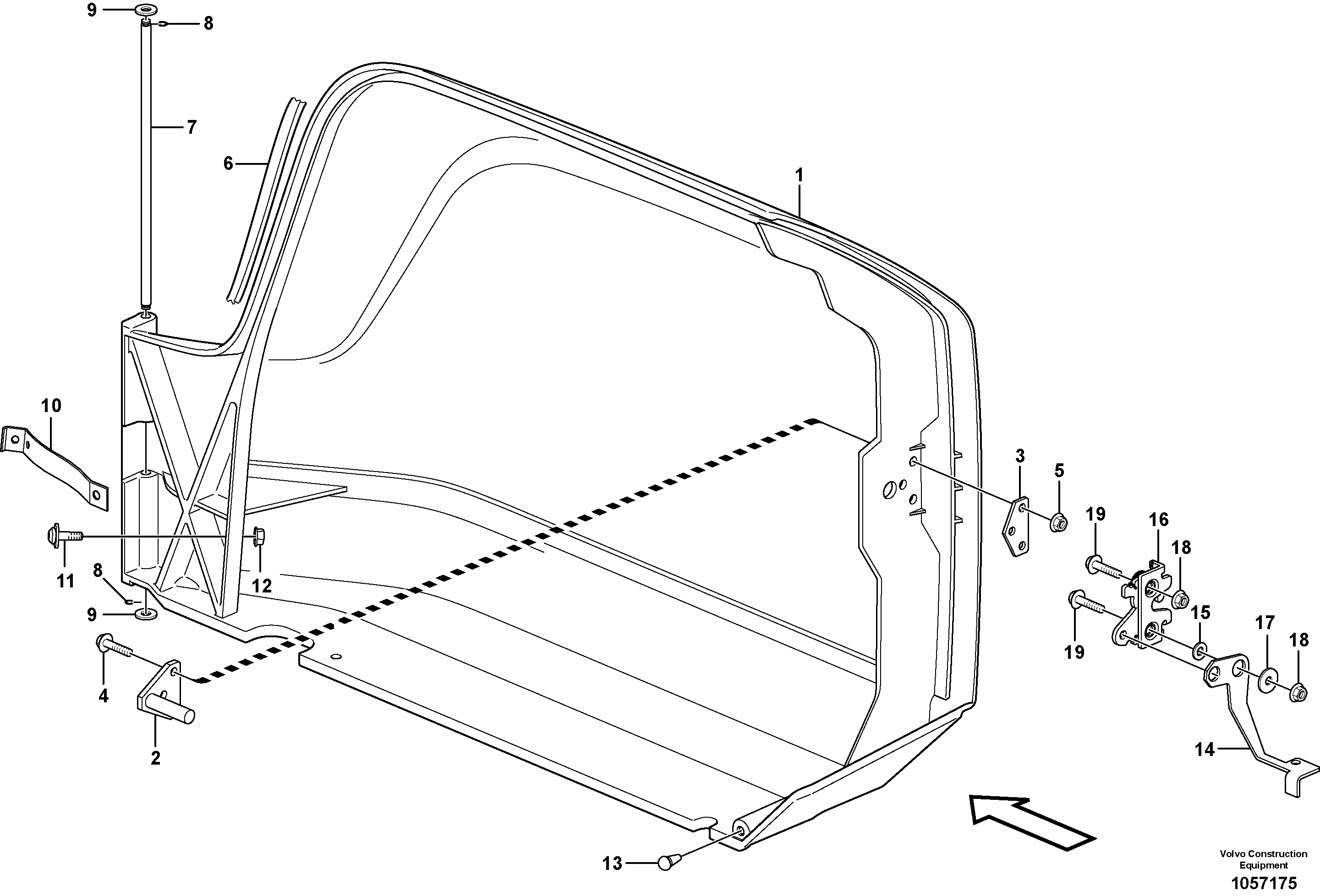Grille, cover plates VOE15170853 VOLVO