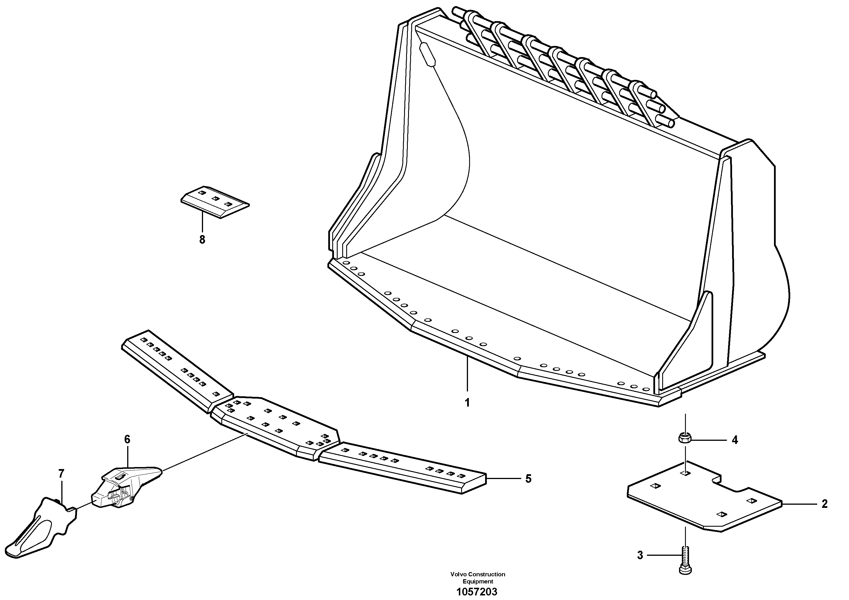 Cutting edge VOE11045693 VOLVO