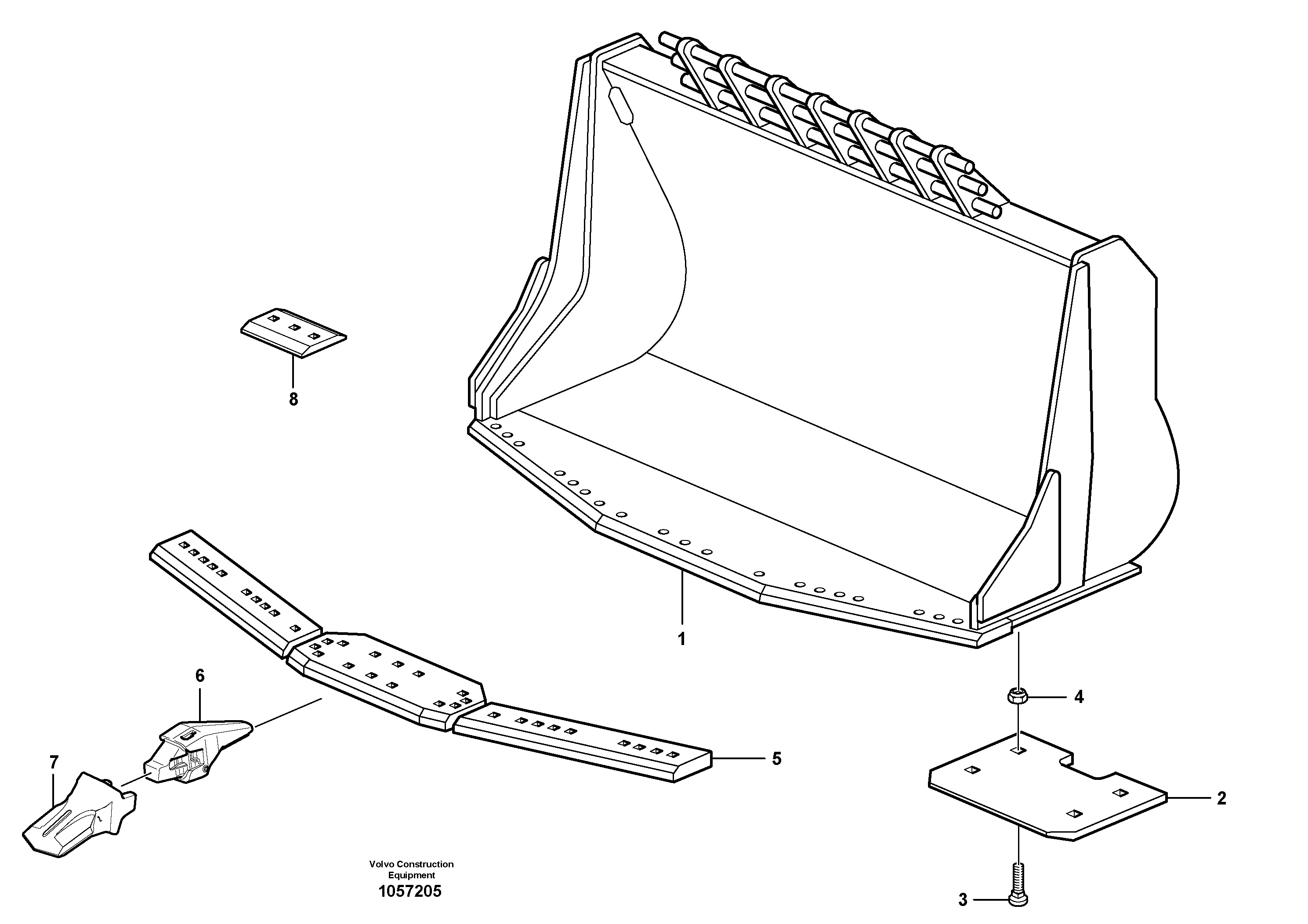 Cutting edge VOE11045586 VOLVO