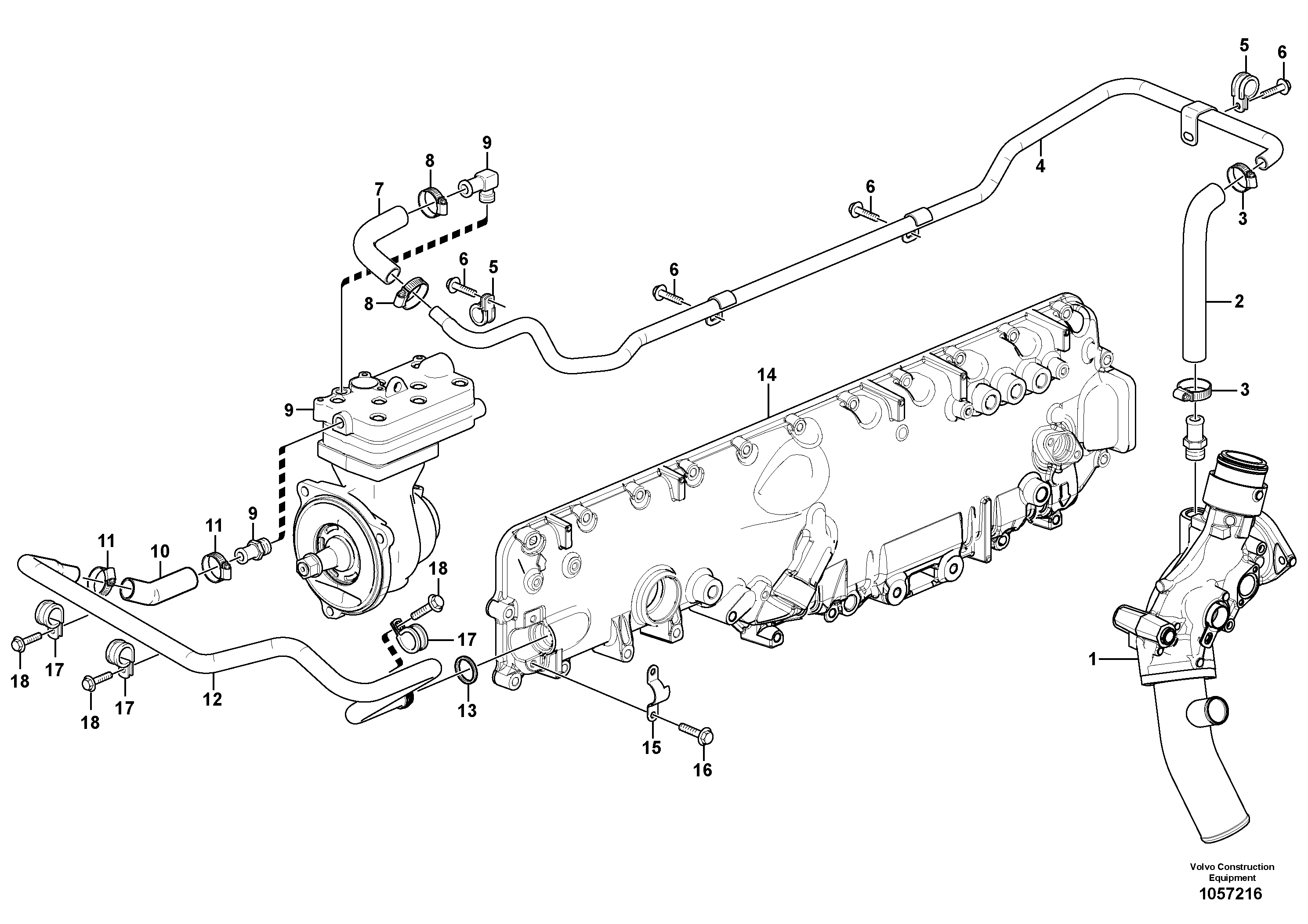Промежуточная шестерня VOE994559 VOLVO