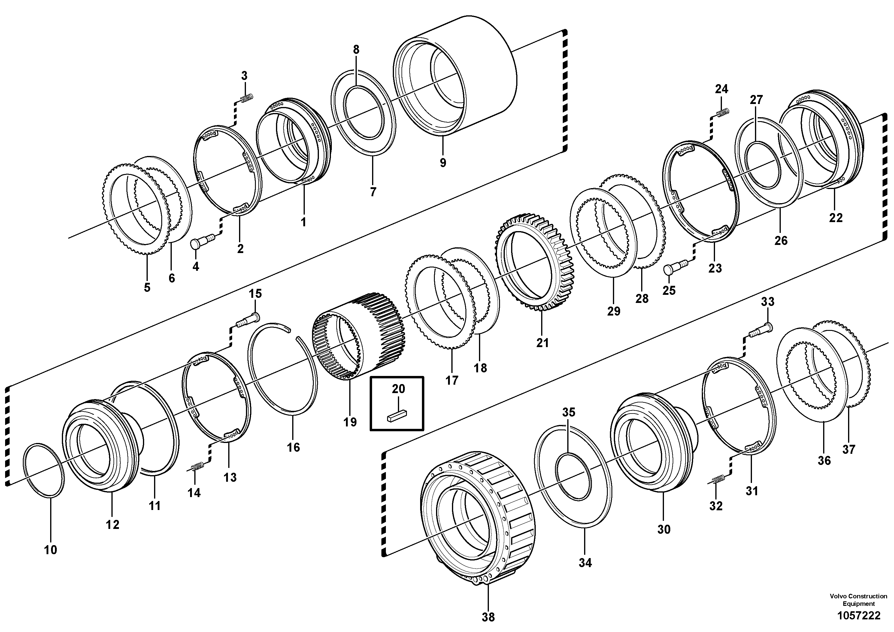 Piston VOE17274564 VOLVO