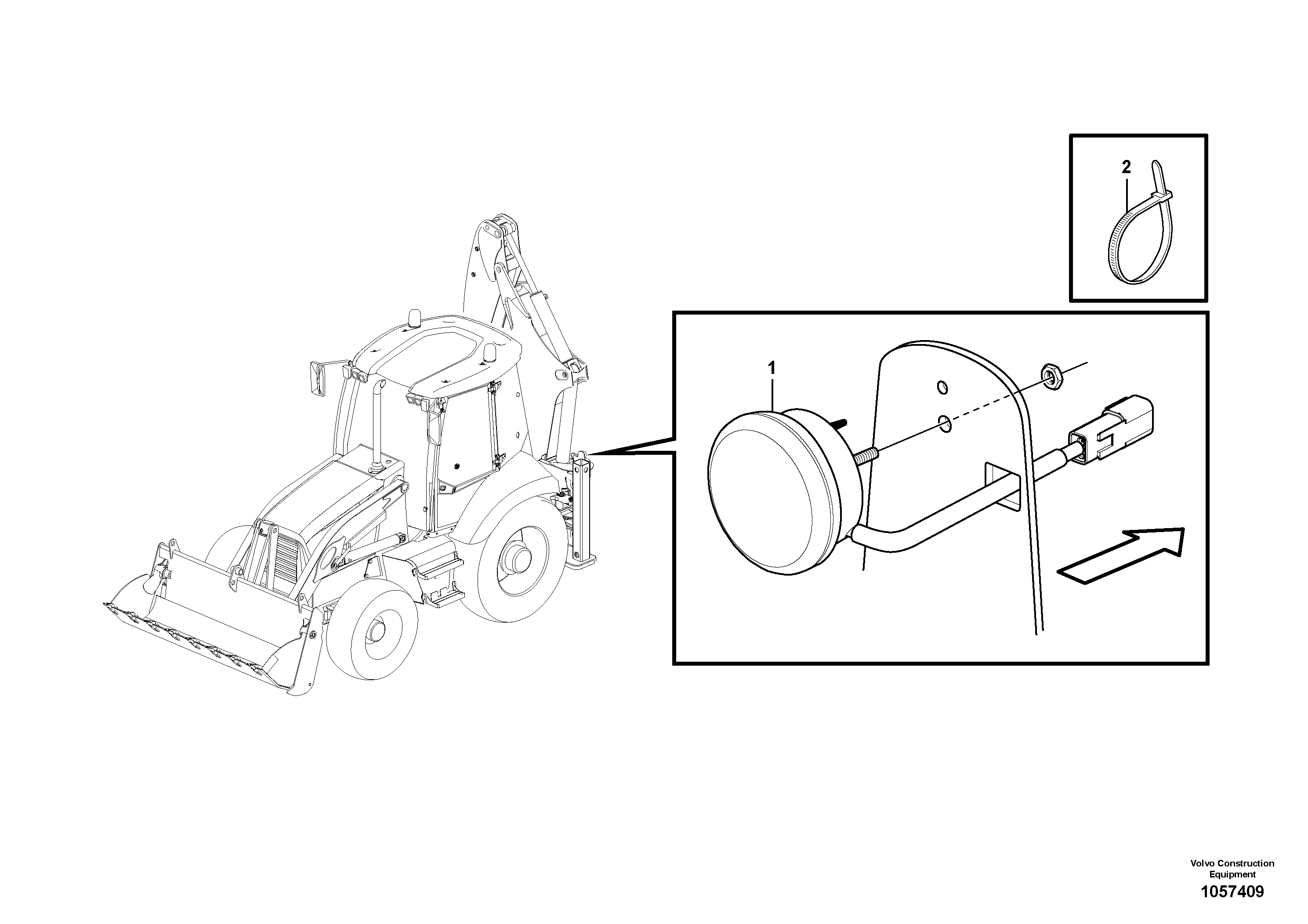 Guide plate VOE15645529 VOLVO
