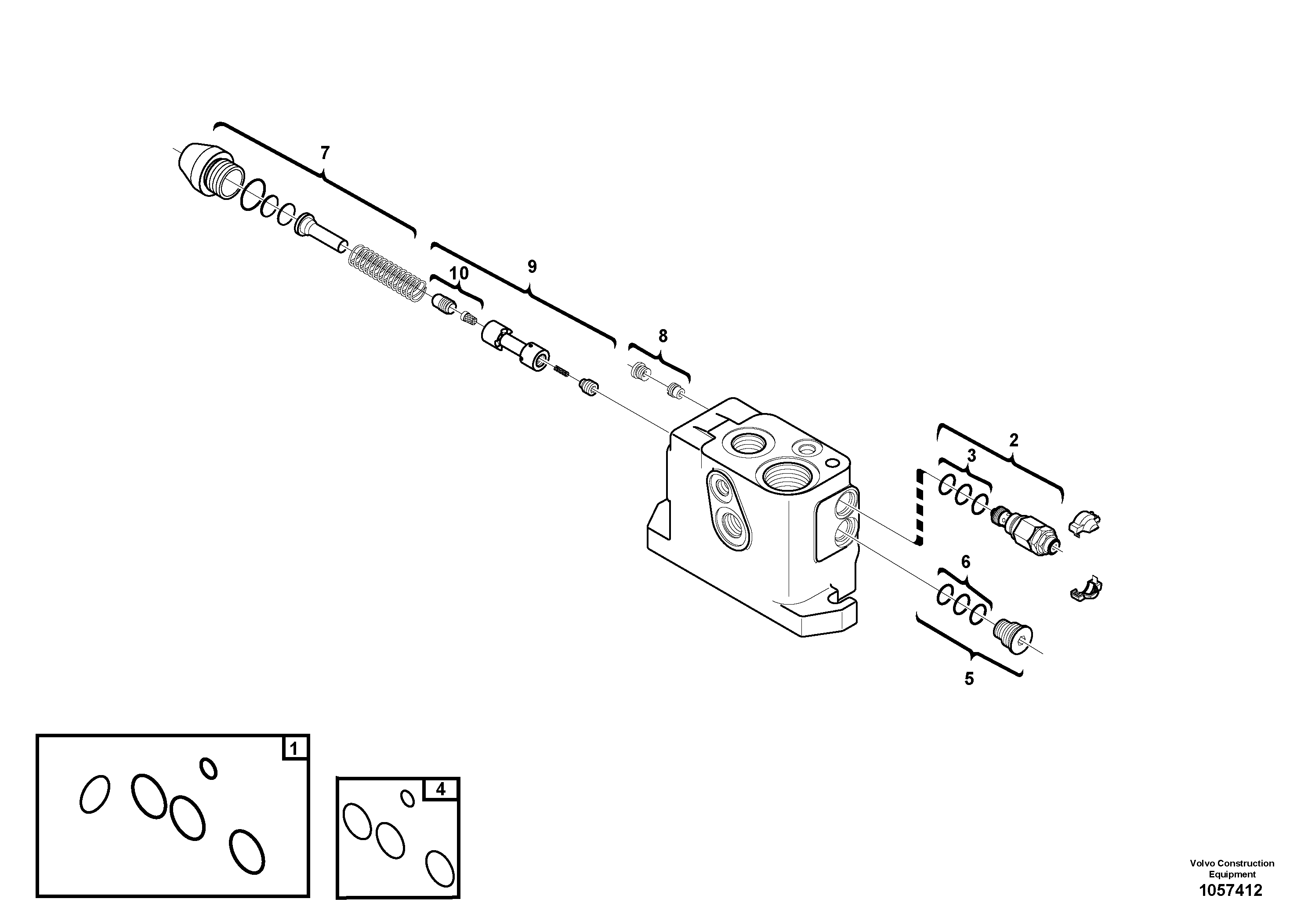 Power Cylinder VOE15187588 VOLVO