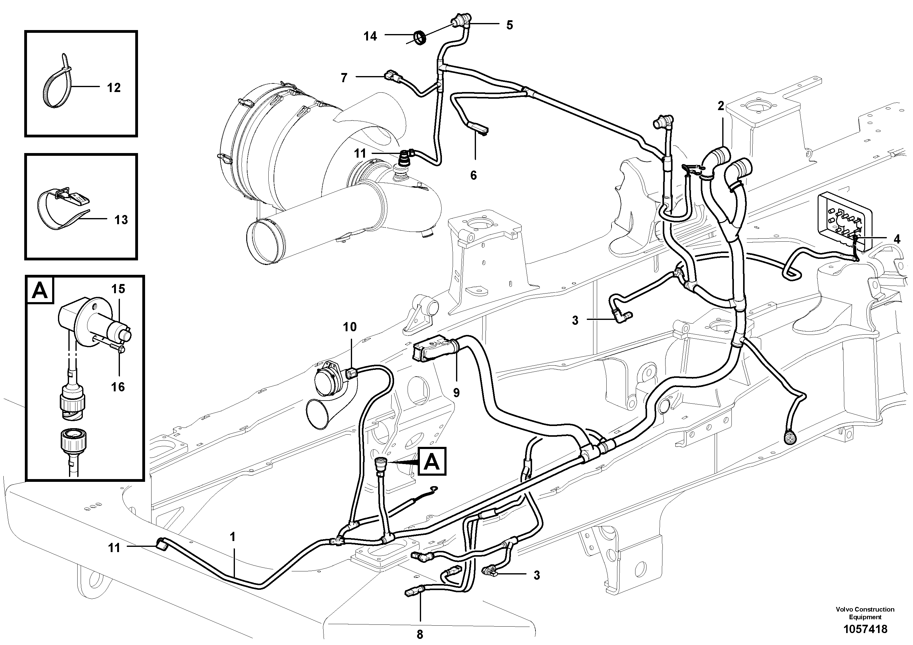 Support Leg VOE15186576 VOLVO