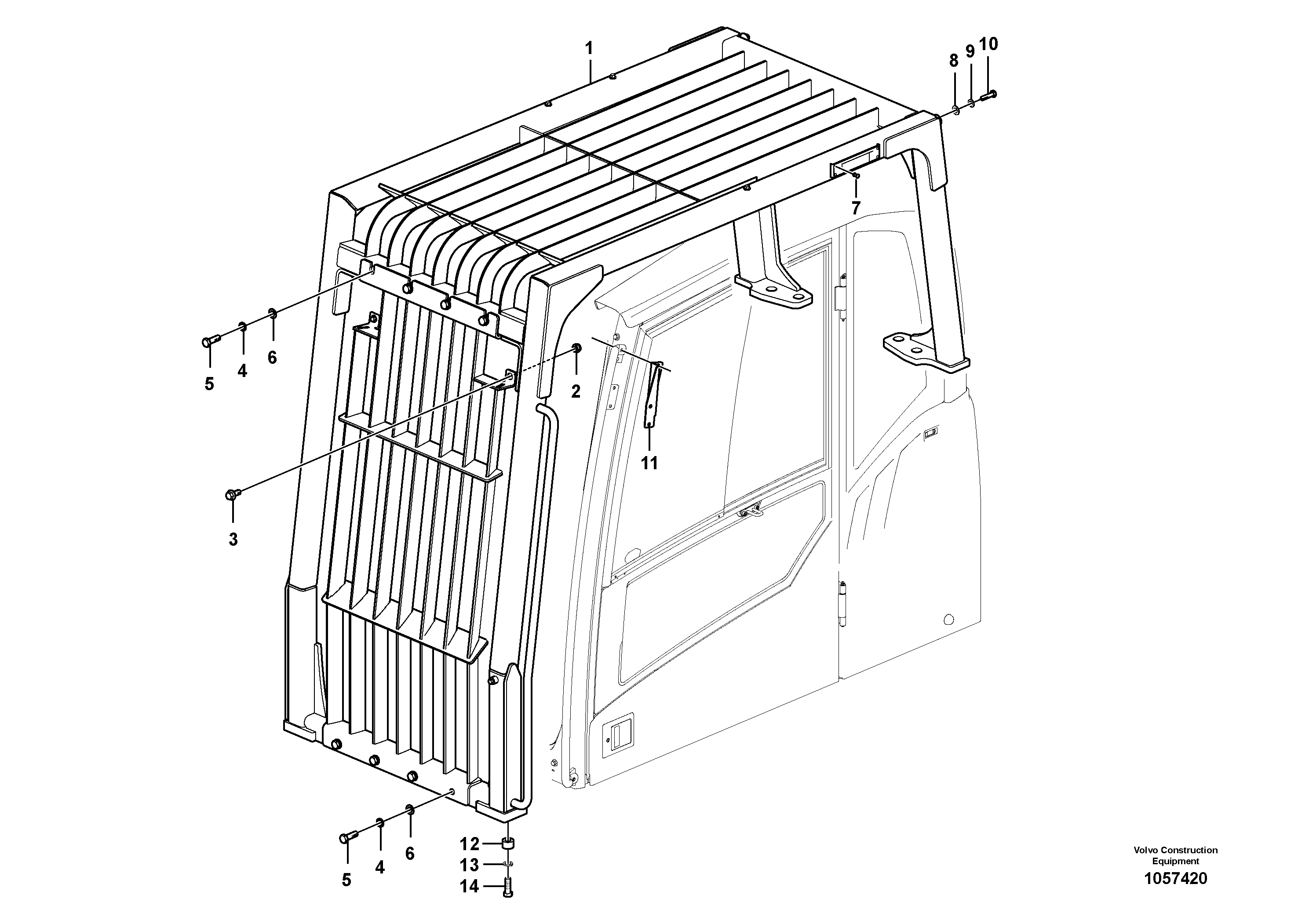 Park Brk Cover VOE14656801 VOLVO