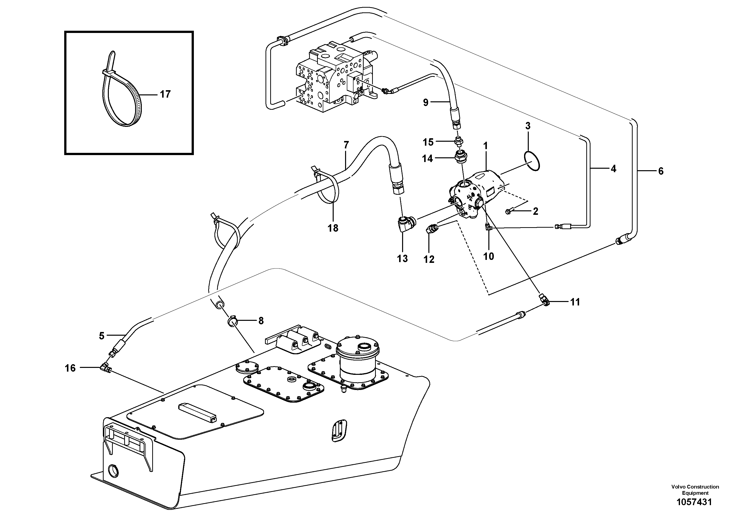 Water pump ger VOE936847 VOLVO
