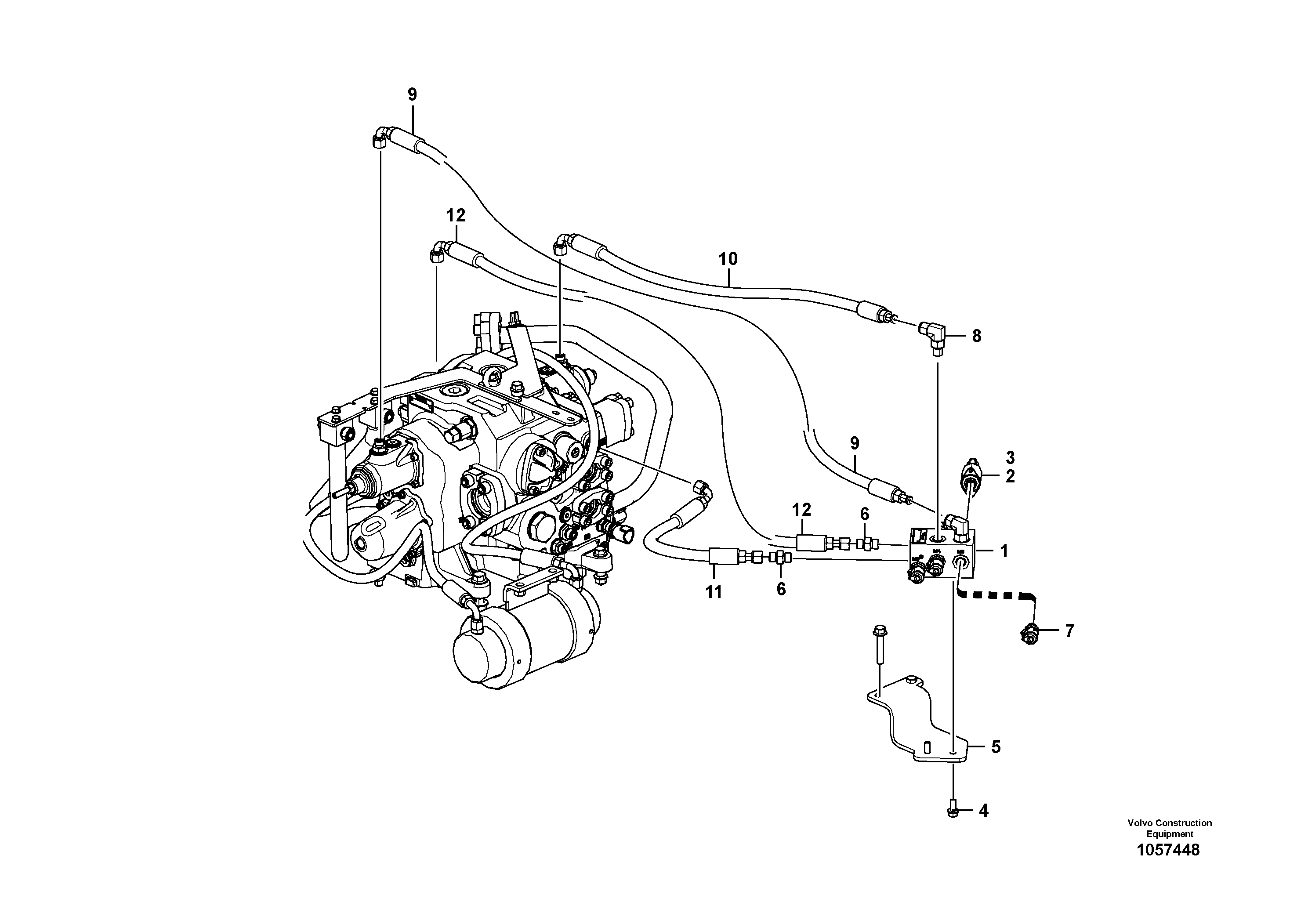 Water pump,thermost. VOE15191905 VOLVO
