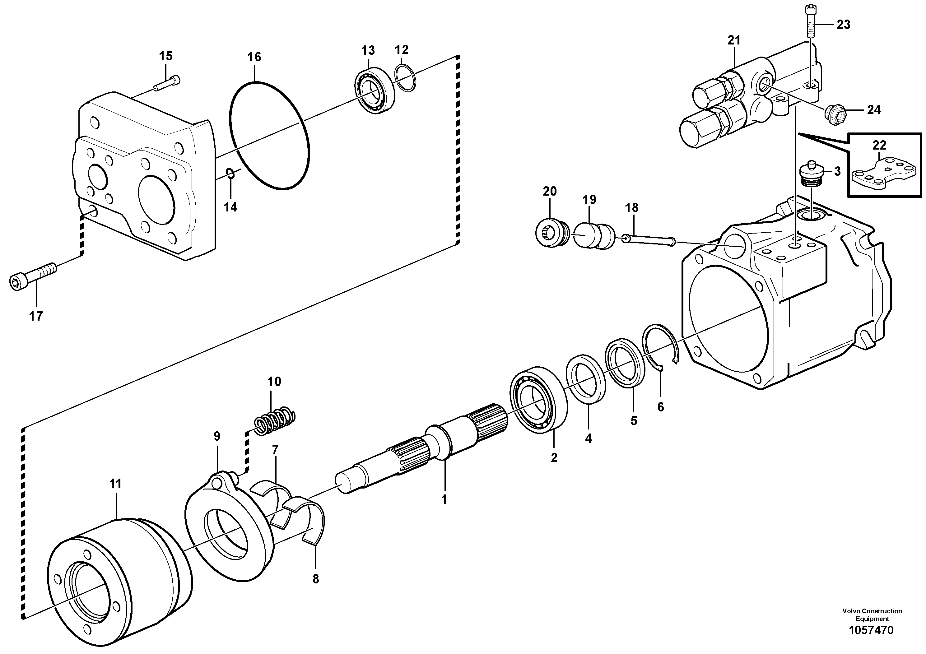 Double Clamp VOE15192036 VOLVO