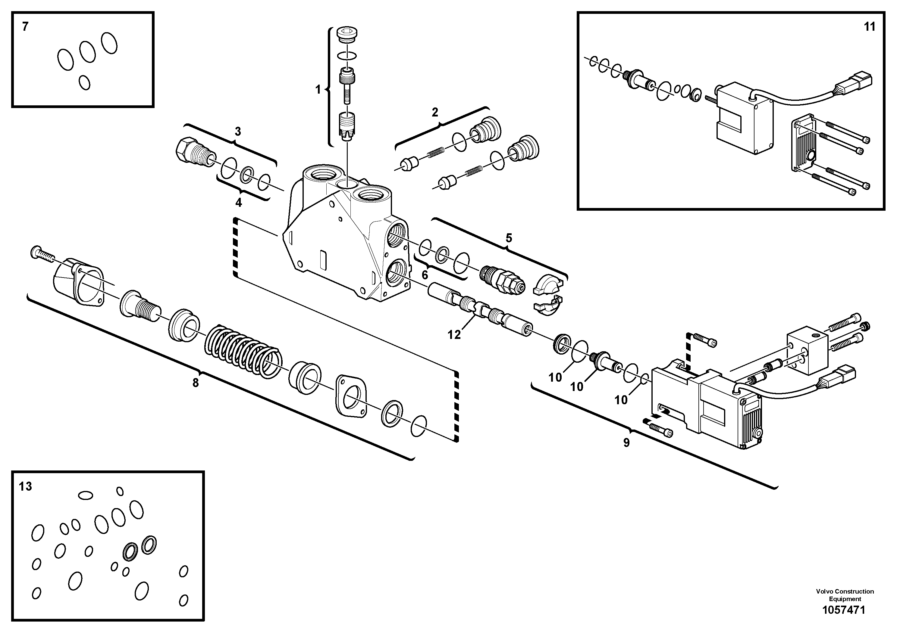 Fan switch VOE15183991 VOLVO