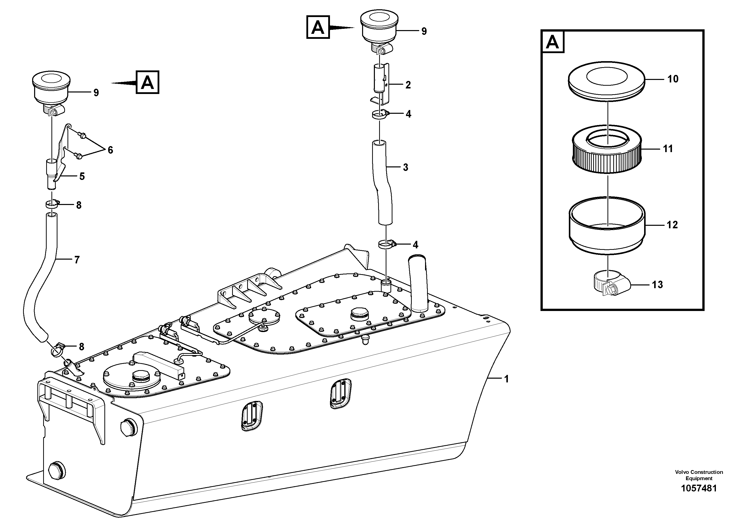 Filler Valve VOE15097692 VOLVO