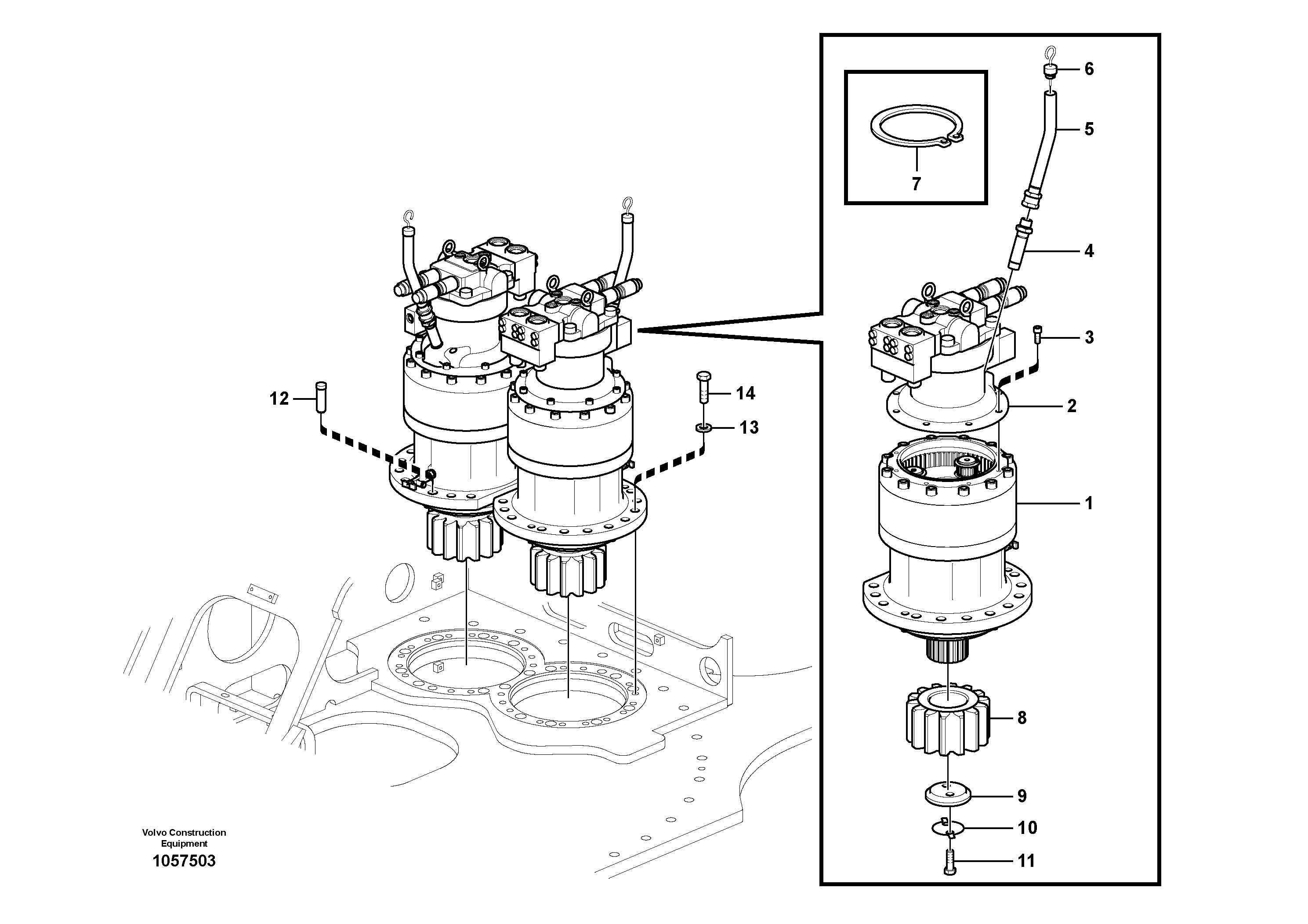 Dr opng button VOE14702282 VOLVO