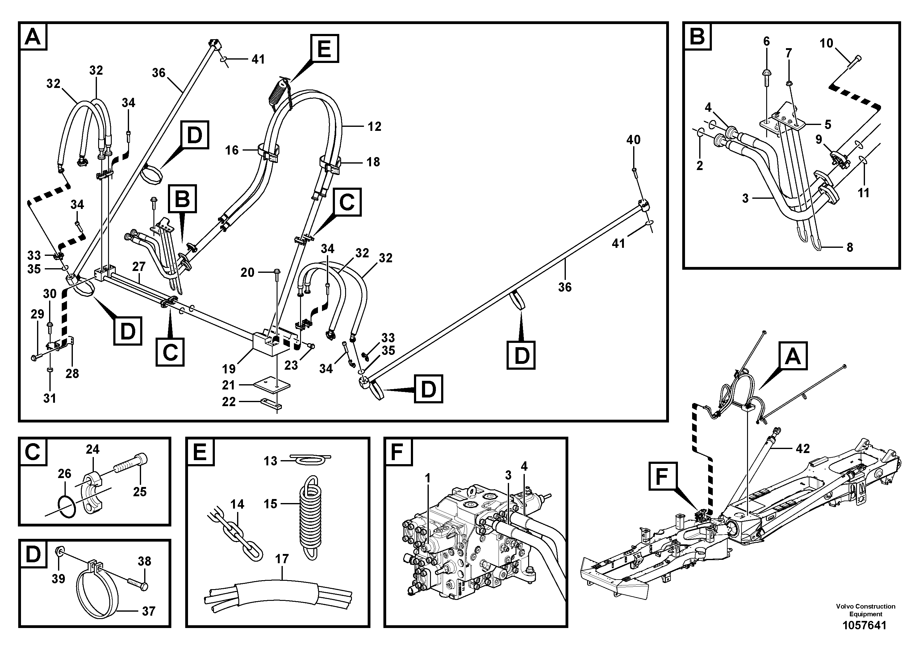 Timing gear casing VOE17264191 VOLVO