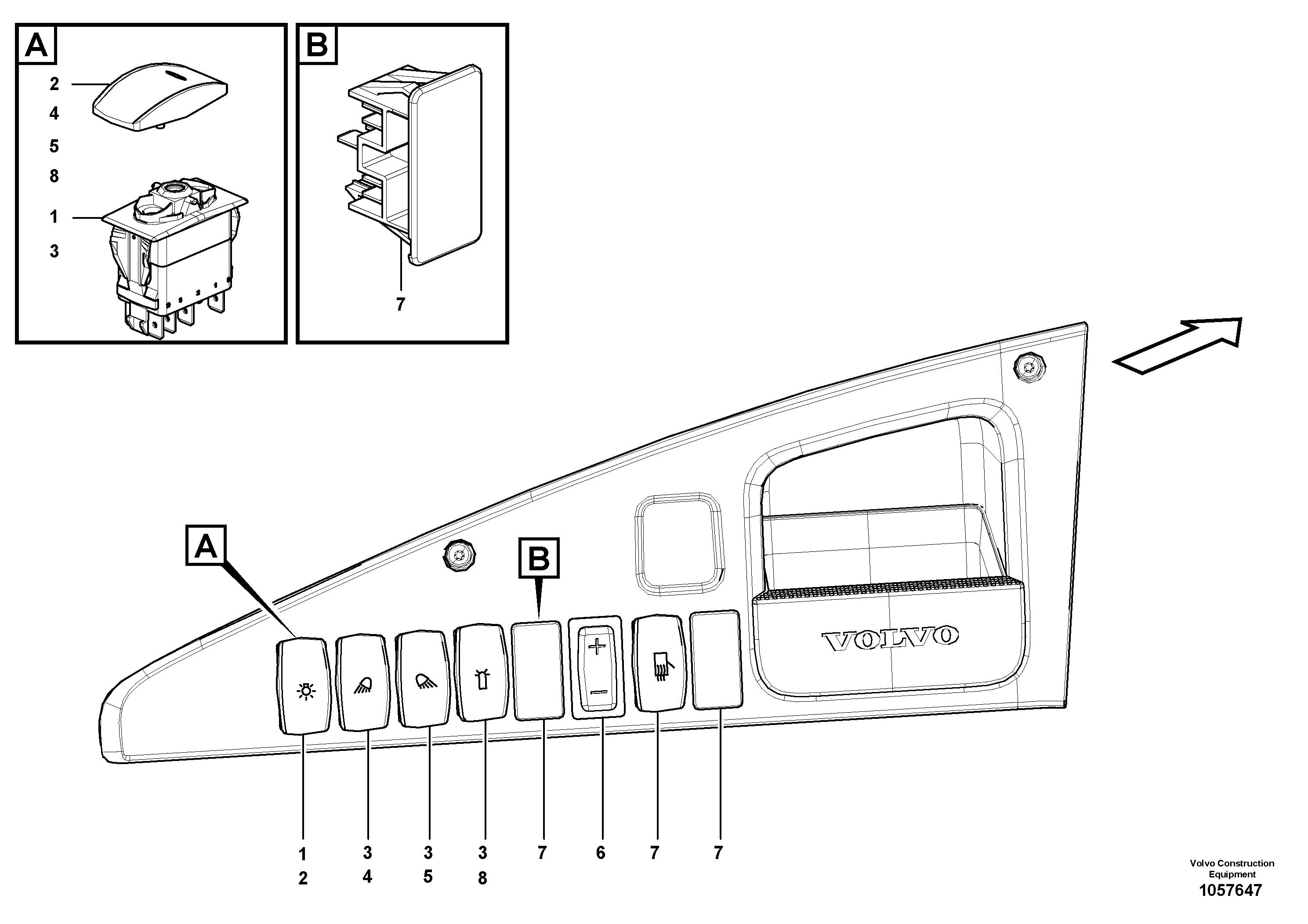 Extension Cord VOE16263752 VOLVO