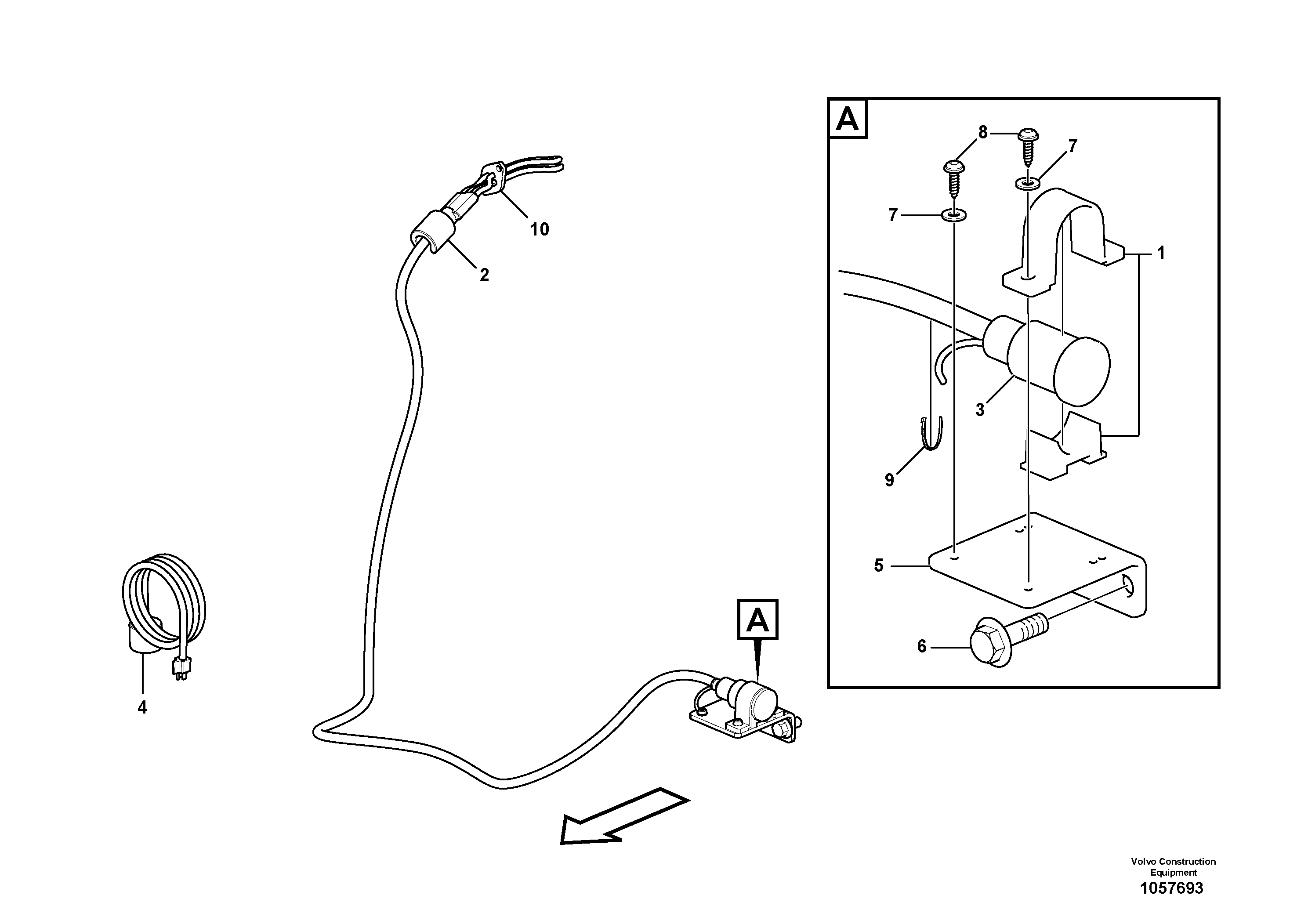 Sensor, position VOE21119957 VOLVO