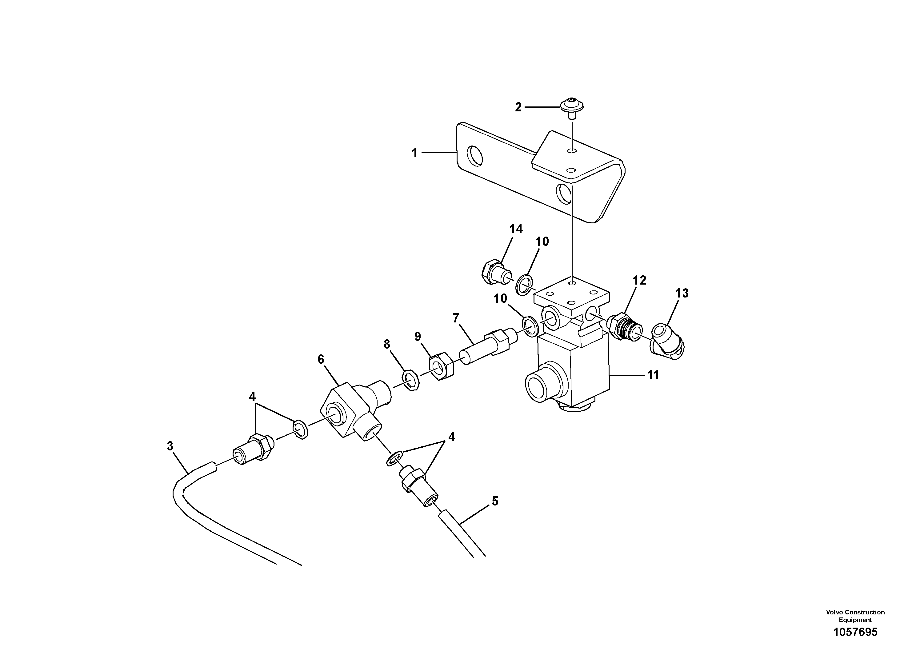 Seat frame VOE15119089 VOLVO