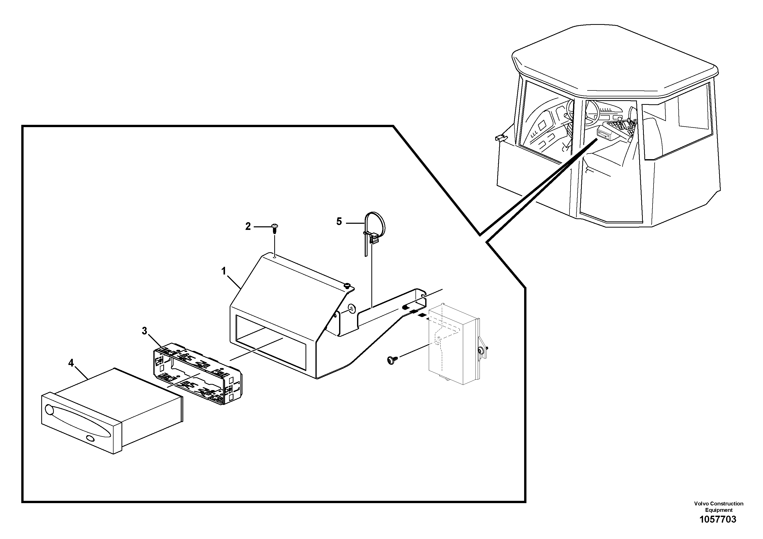 Adjusting Frame VOE15155984 VOLVO