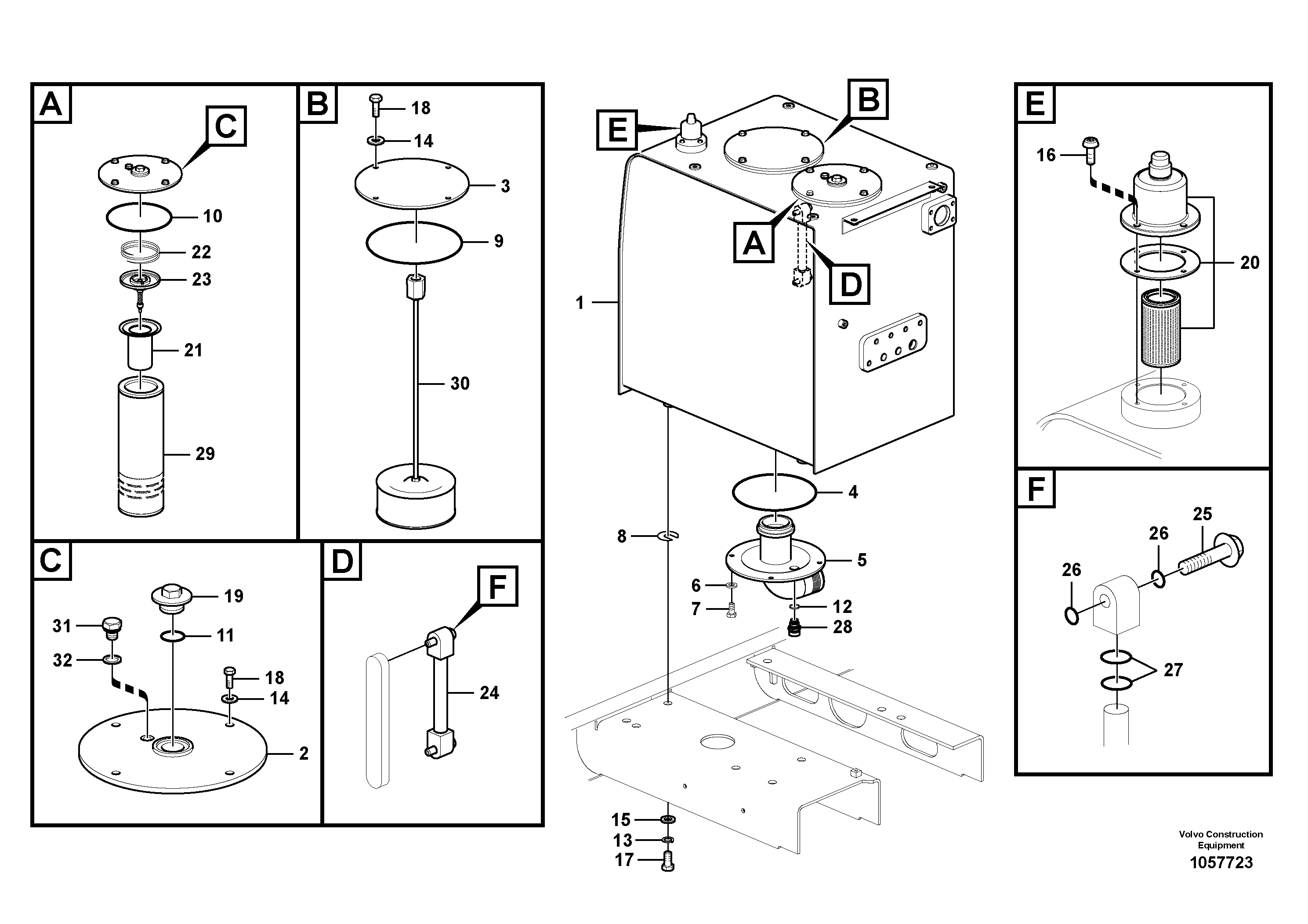 Frame, Lh VOE14730698 VOLVO